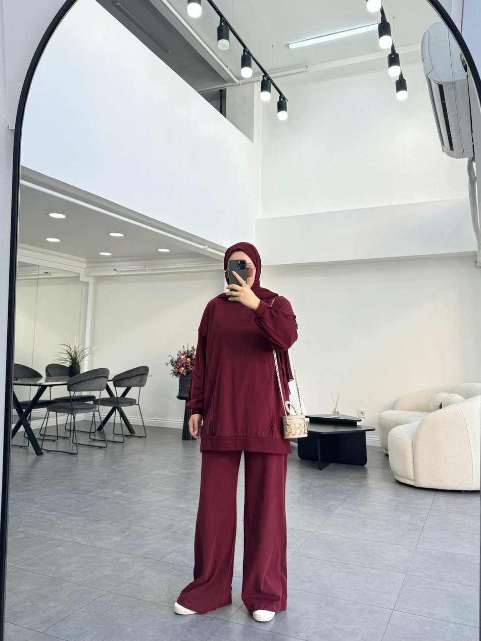 Ceka İkili Takım Bordo