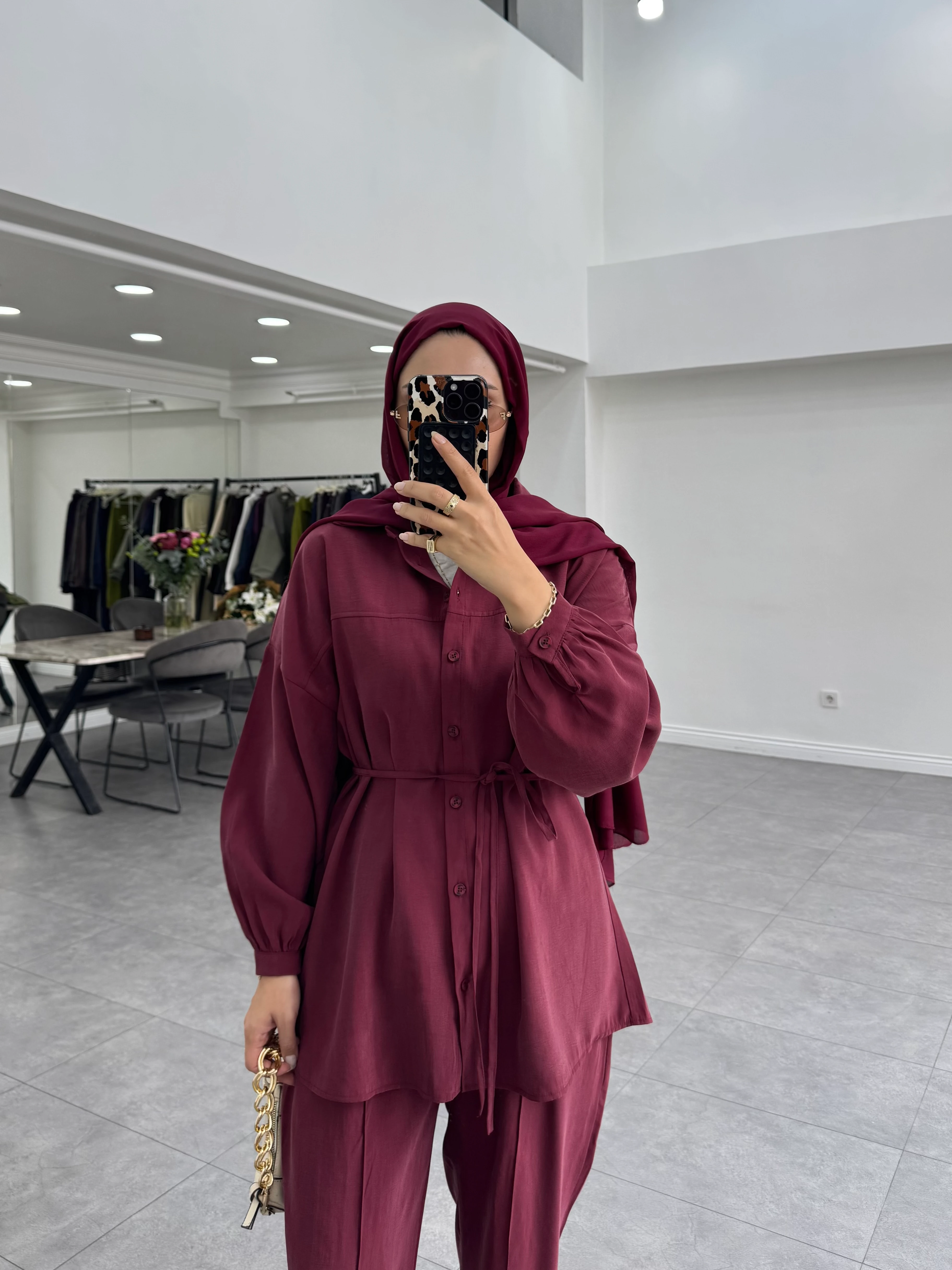 Esol İkili Takım Bordo