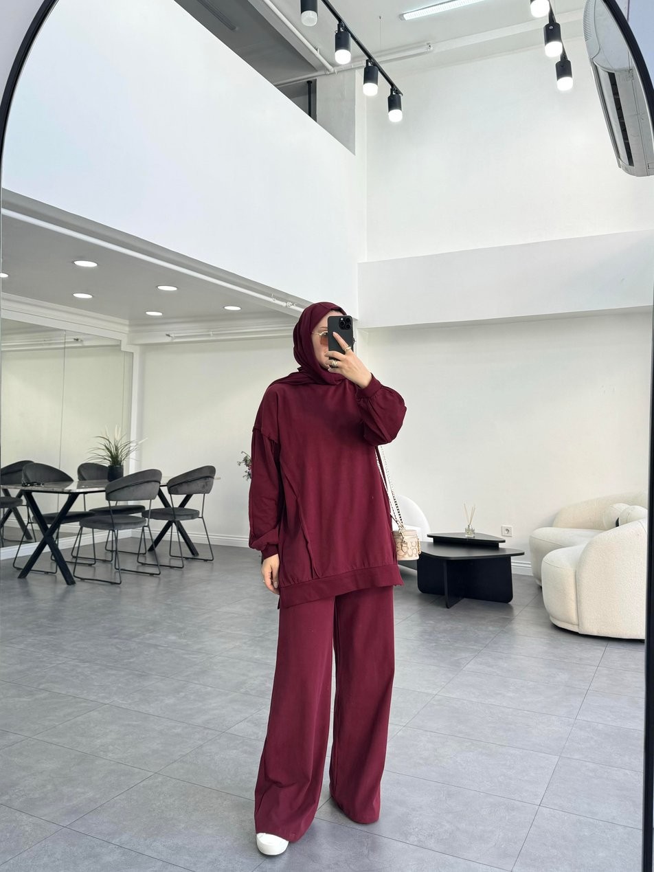 Ceka İkili Takım Bordo