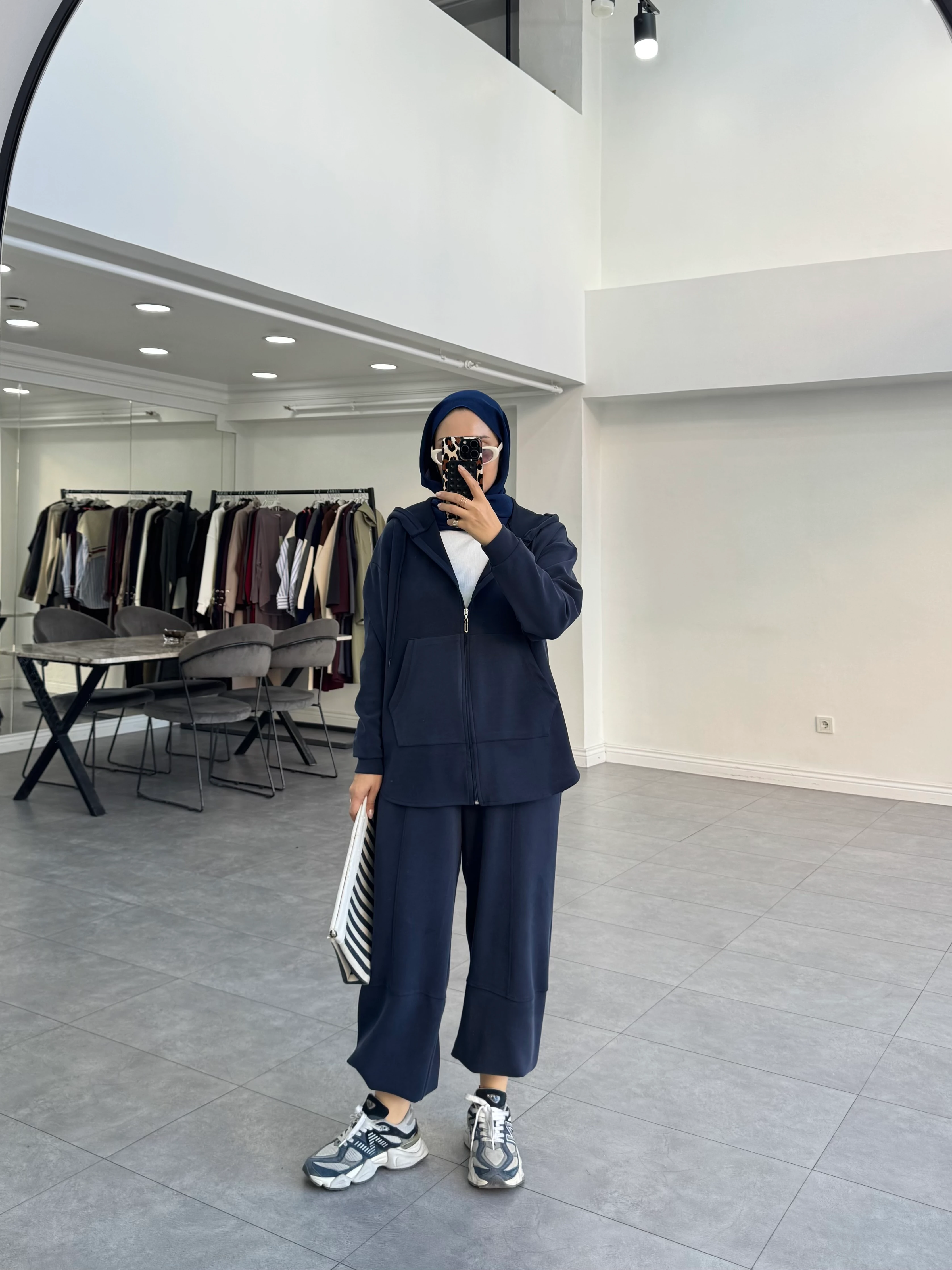 Olya İkili Takım Lacivert