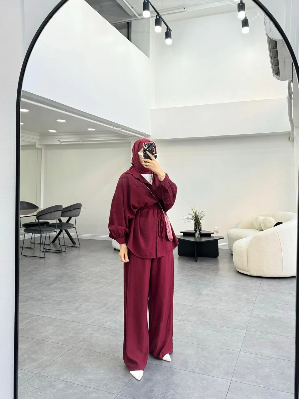 Esso İkili Takım Bordo