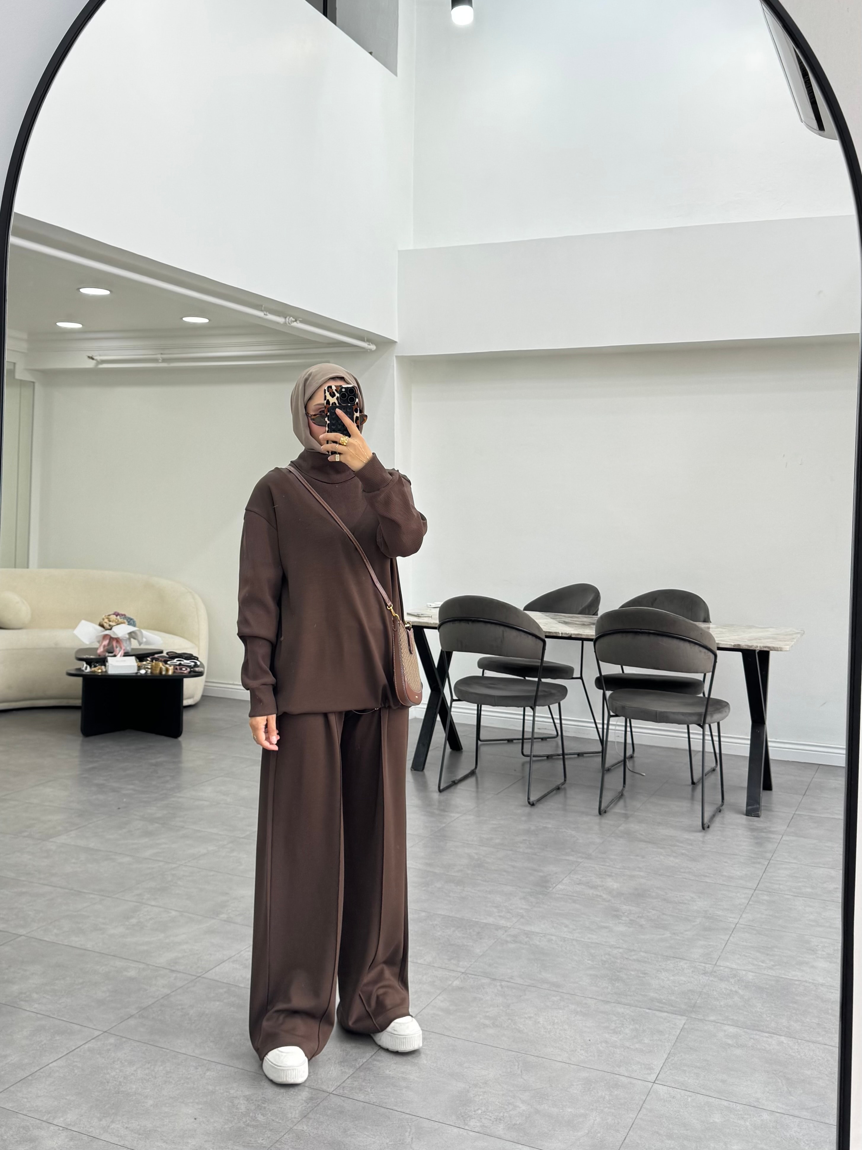 Soelle İkili Takım Kahverengi