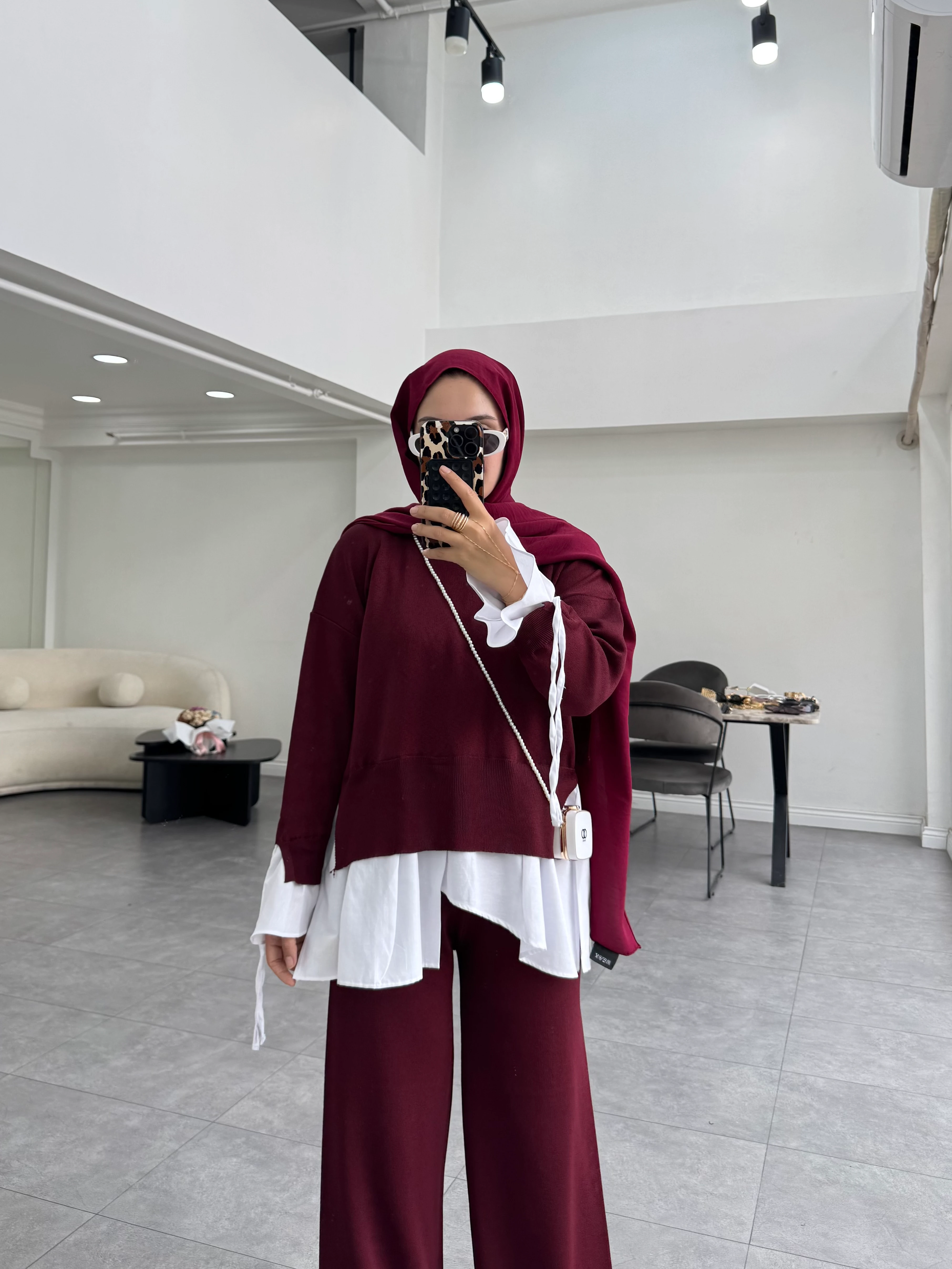  Mehista Triko Takım Bordo