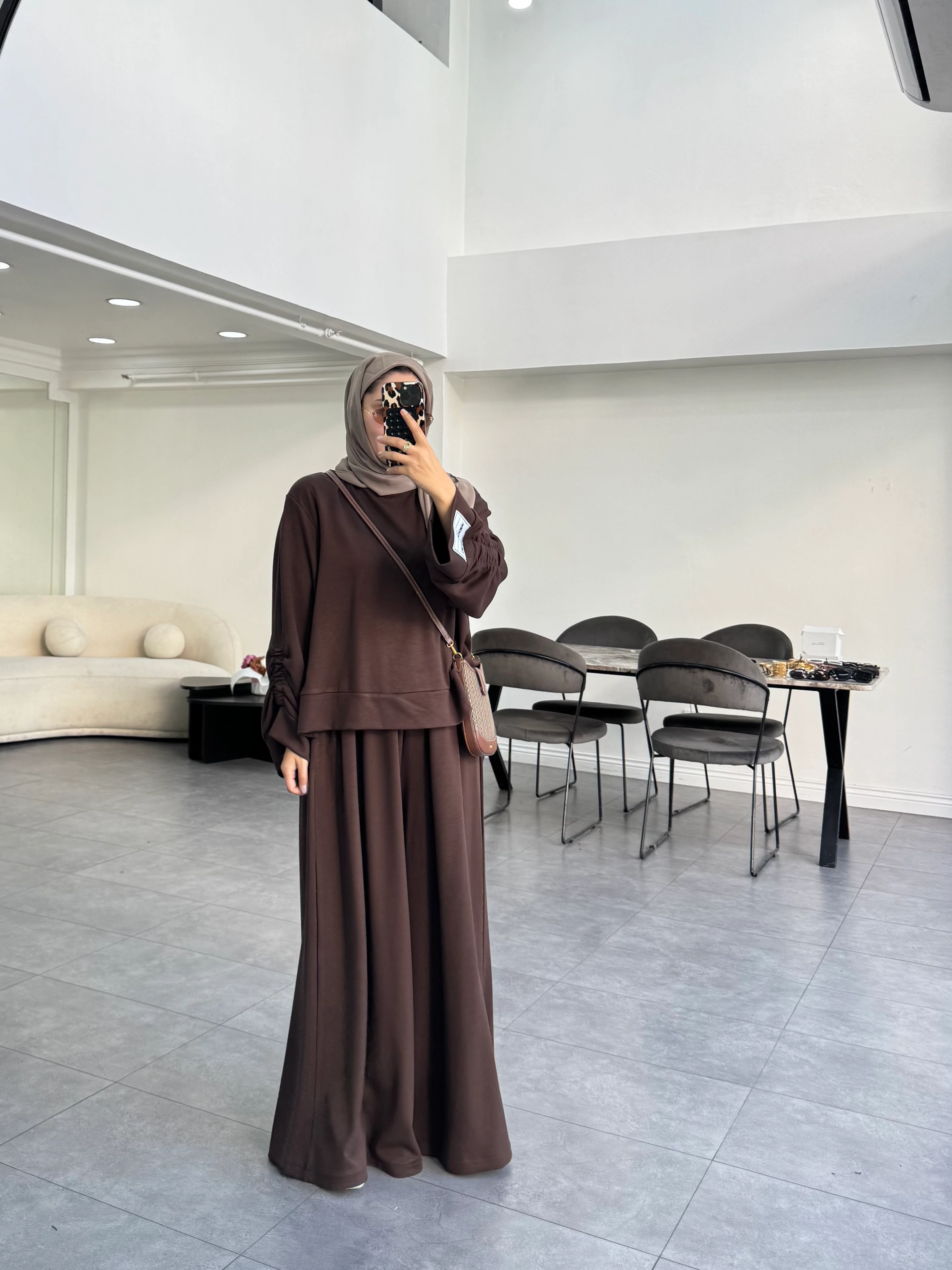 Cerva İkili Takım Kahverengi