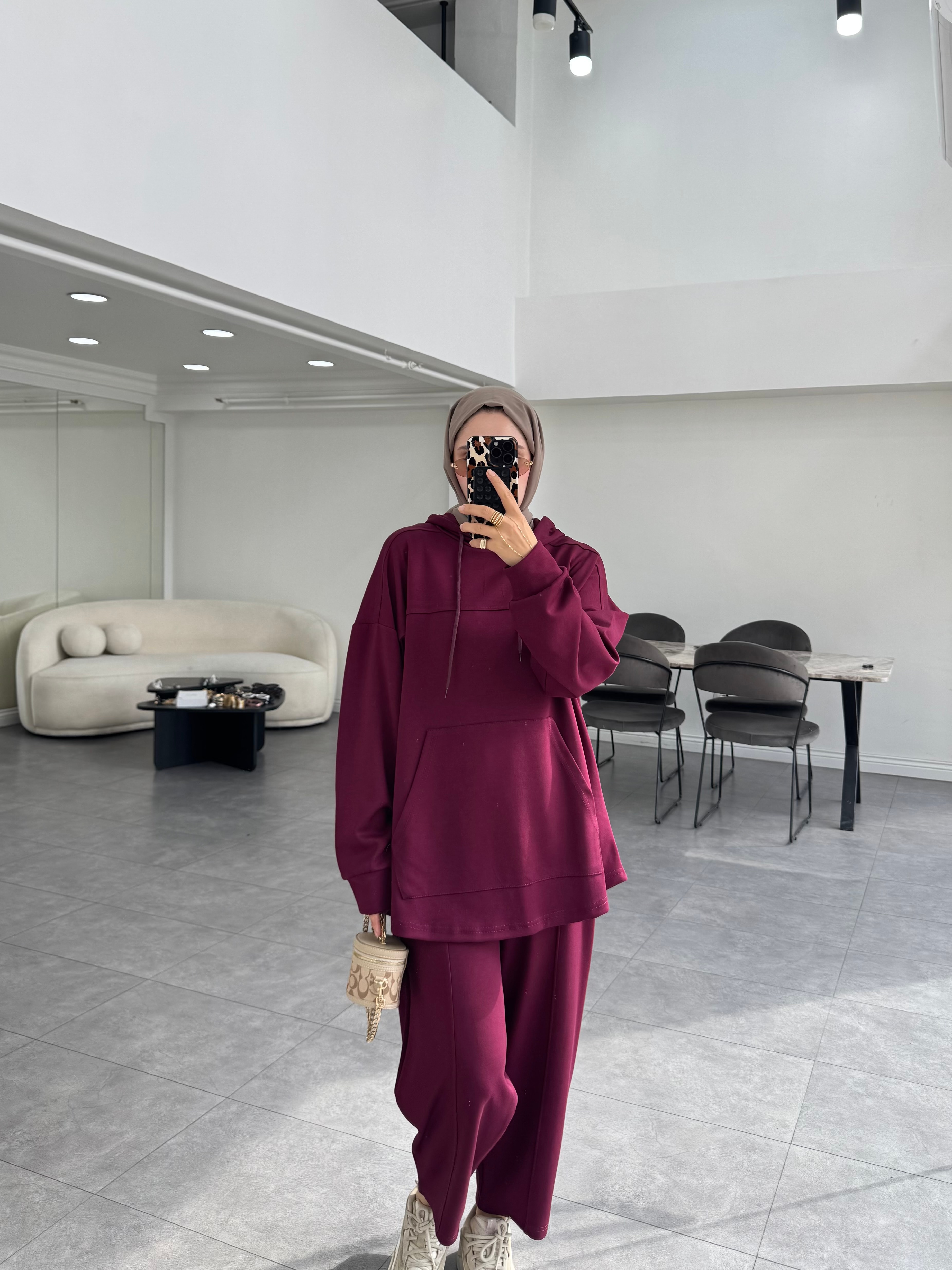 Pekista İkili Takım Mürdüm