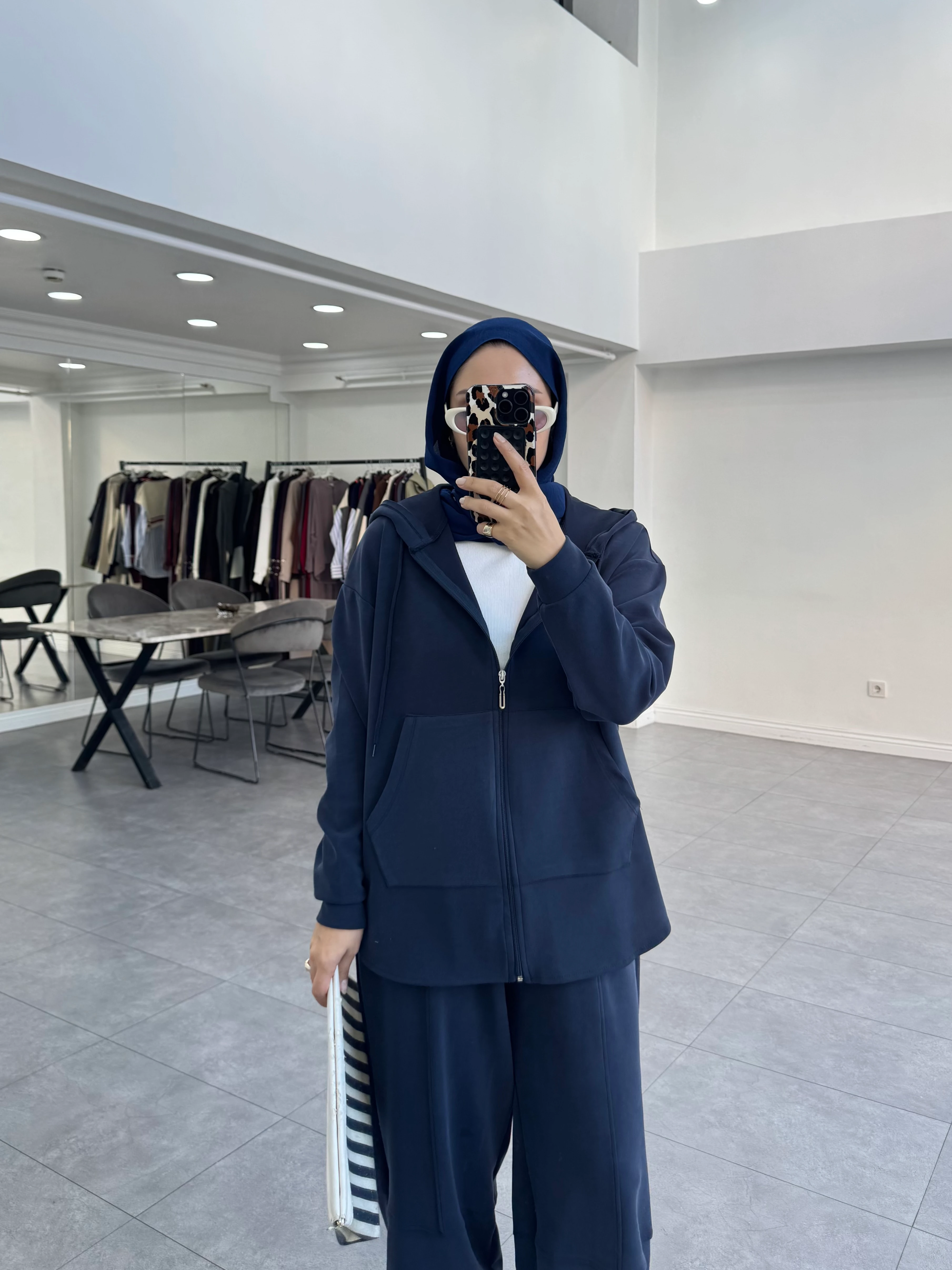 Olya İkili Takım Lacivert