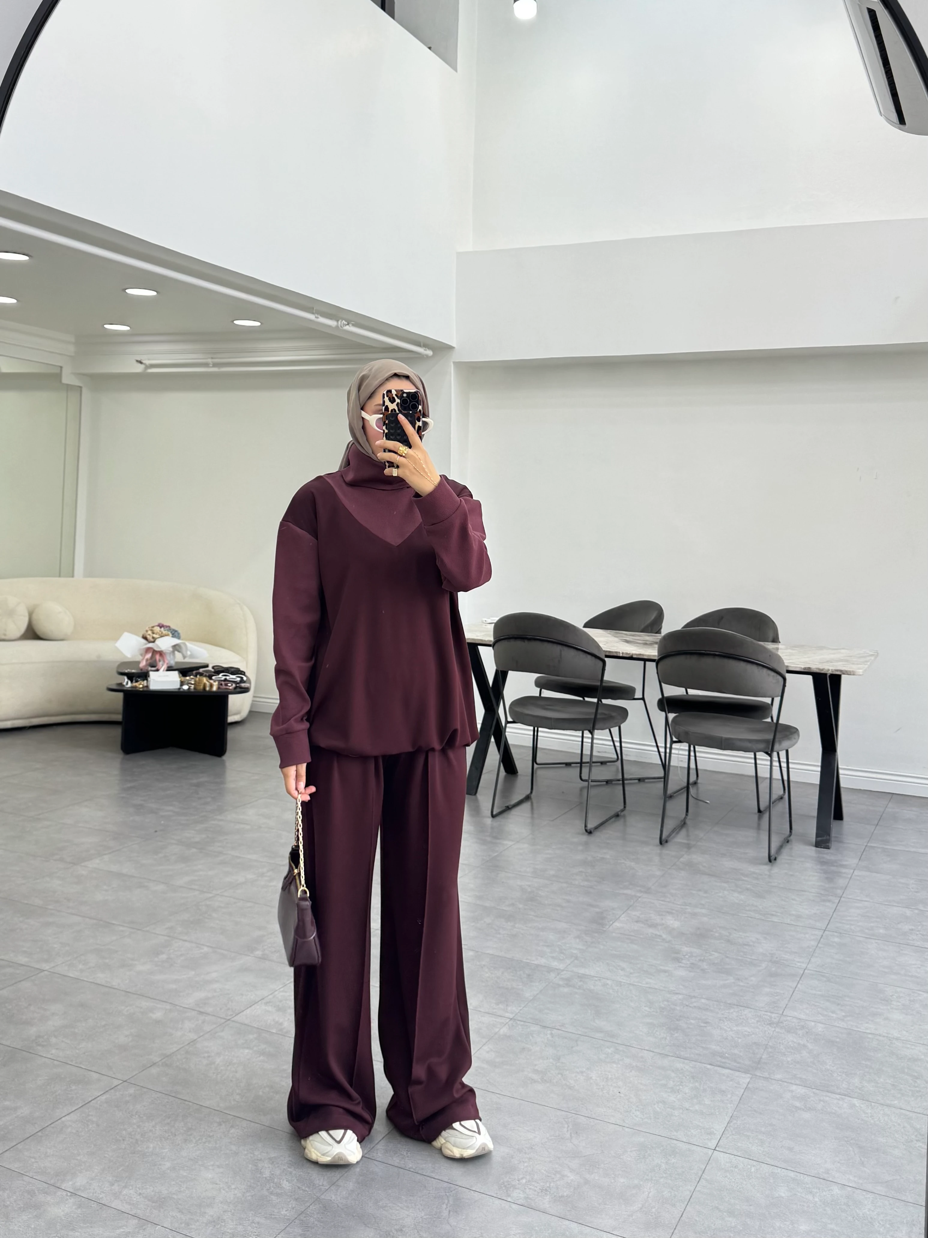 Soelle İkili Takım Mürdüm