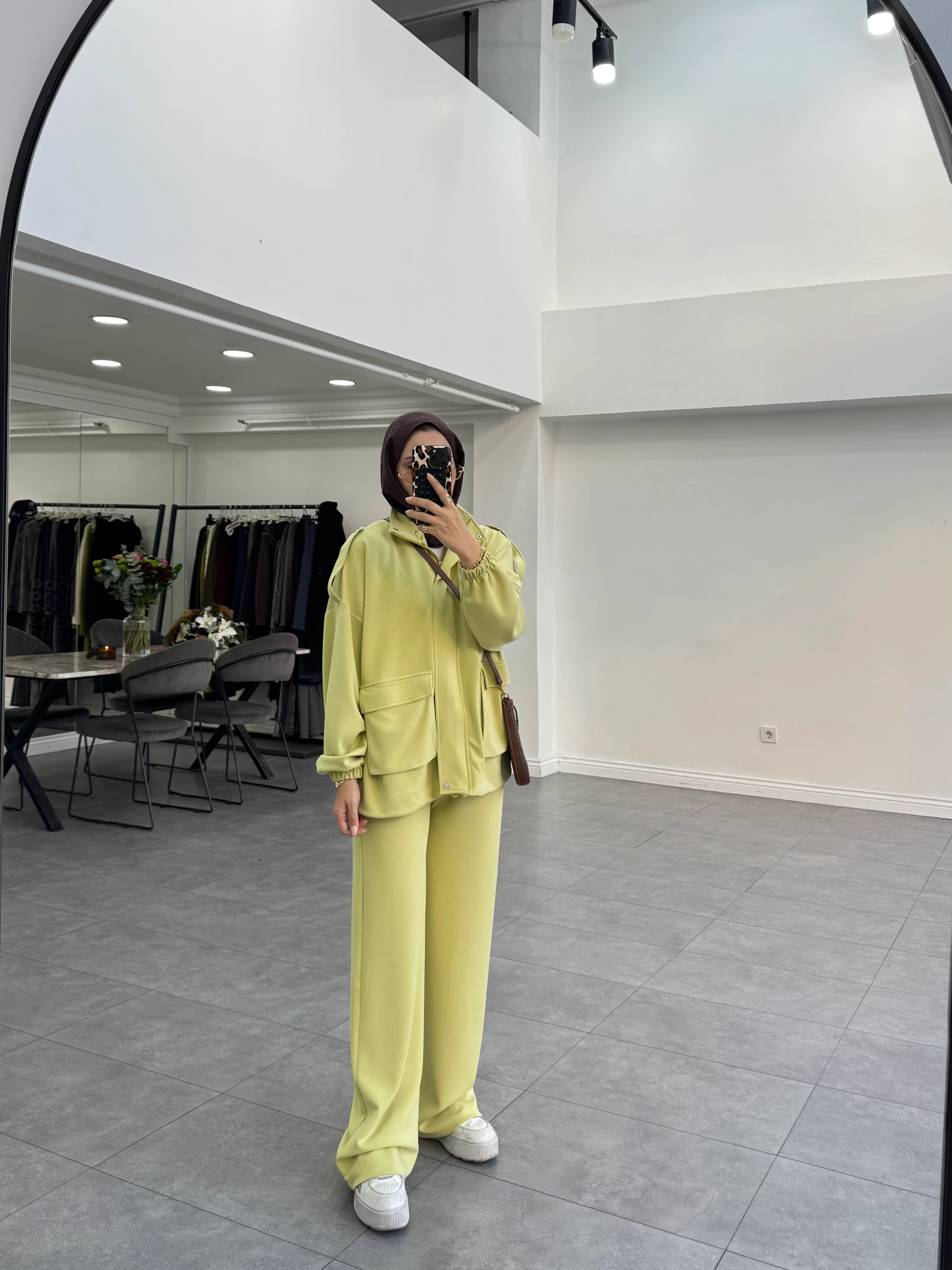 Yasi İkili Takım Limon Sarısı