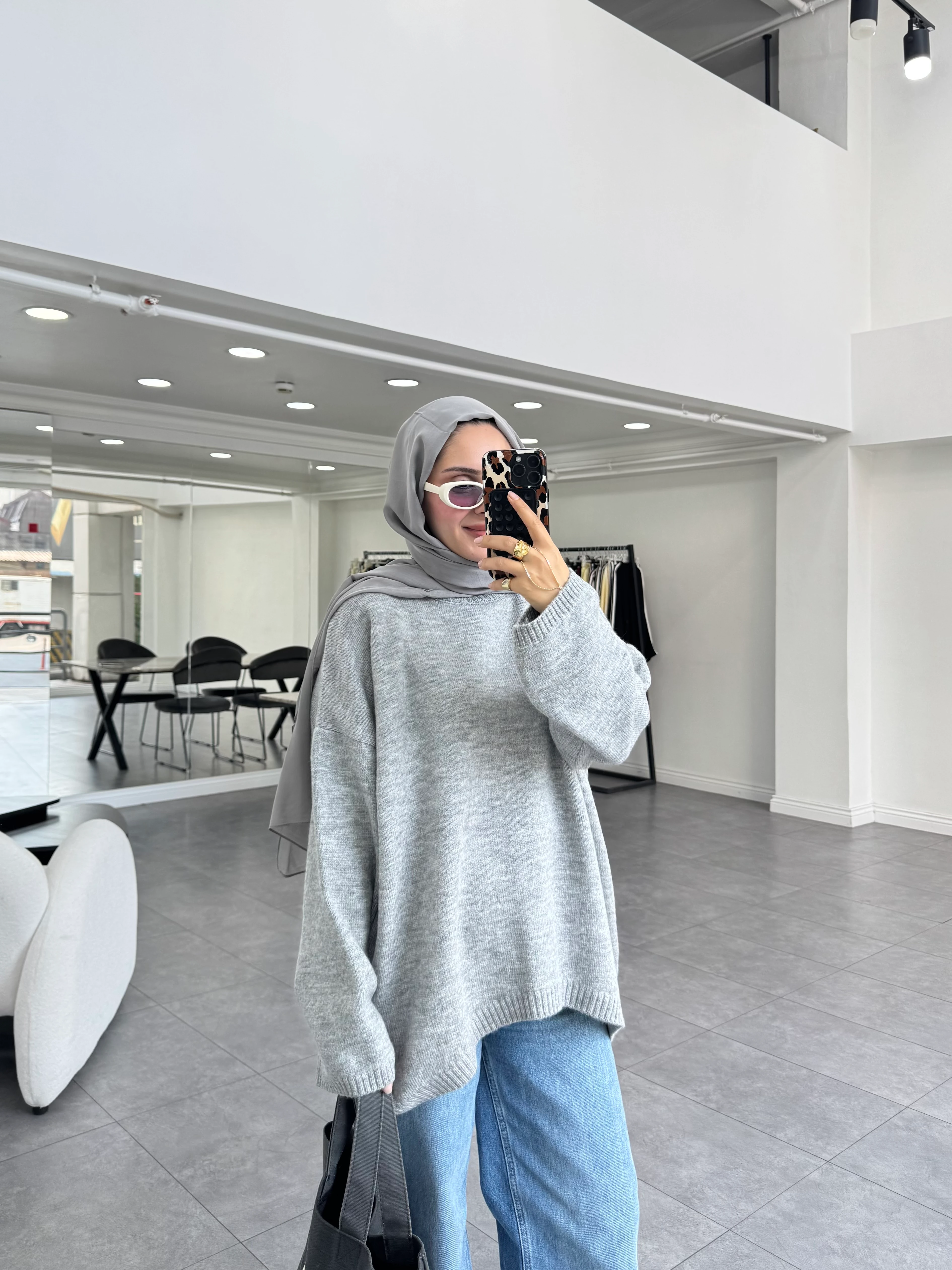 Fuol Triko Kazak Gri