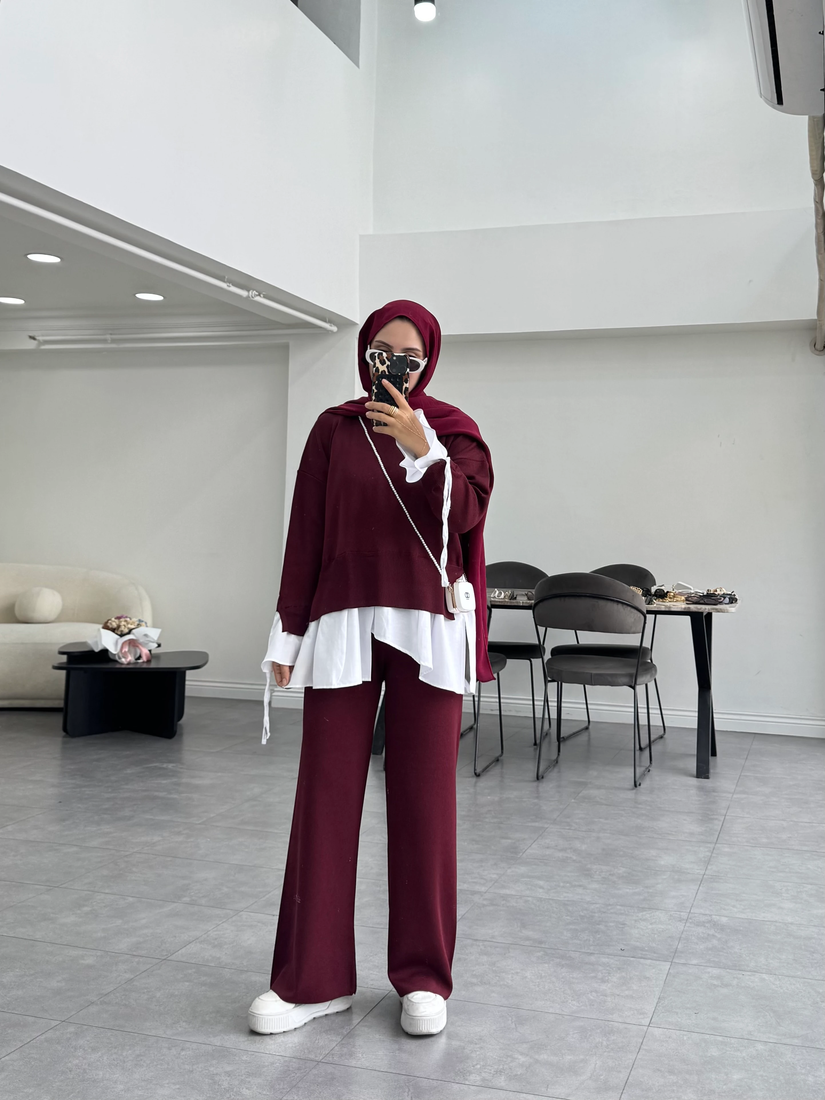  Mehista Triko Takım Bordo