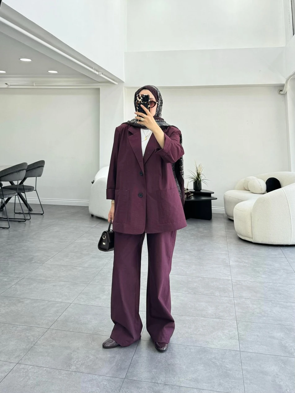 Milano İkili Takım Mürdüm