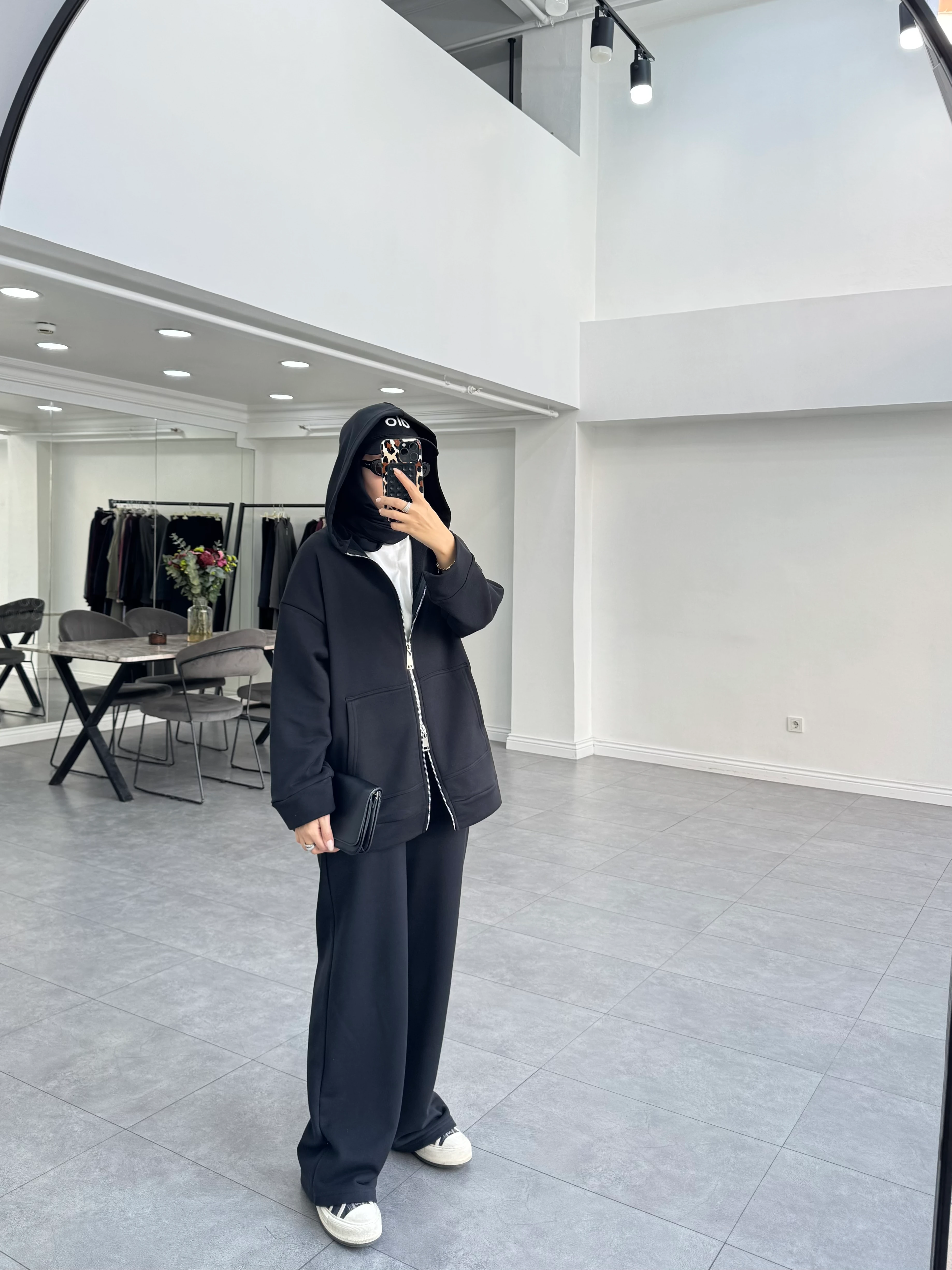 Hüer İkili Takım Siyah