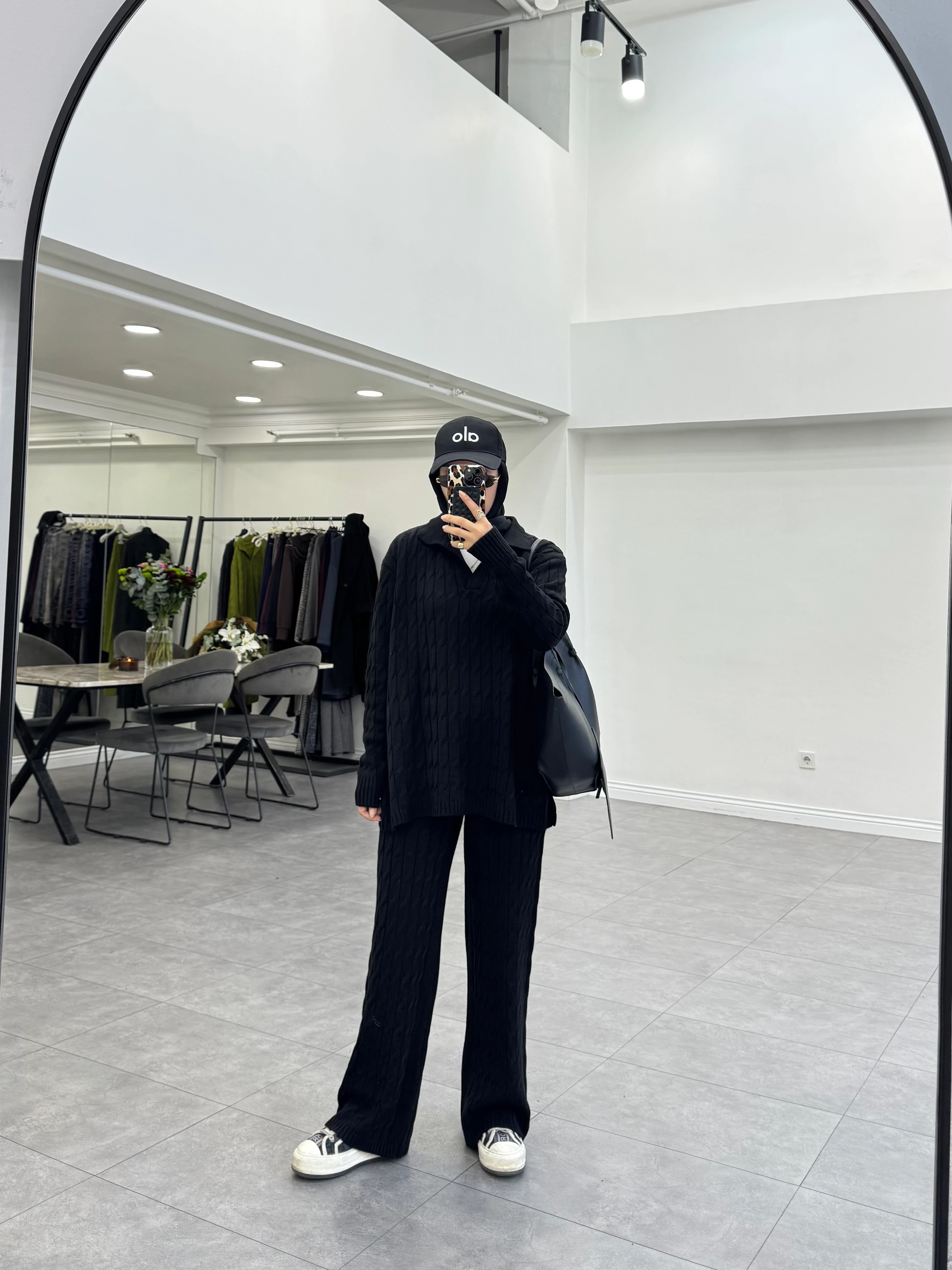 Bukre İkili Triko Takım Siyah