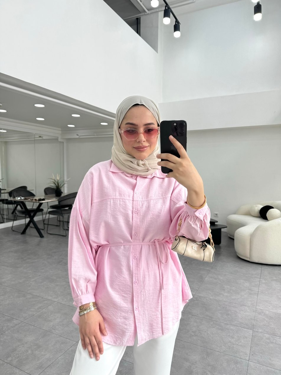 İnsto Gömlek Pembe