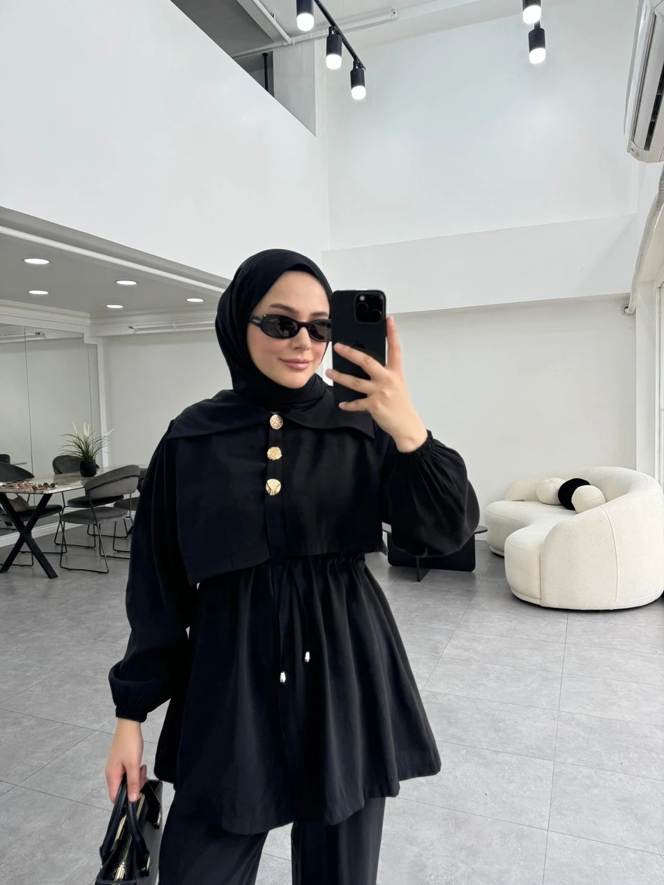 Lofta İkili Takım Siyah