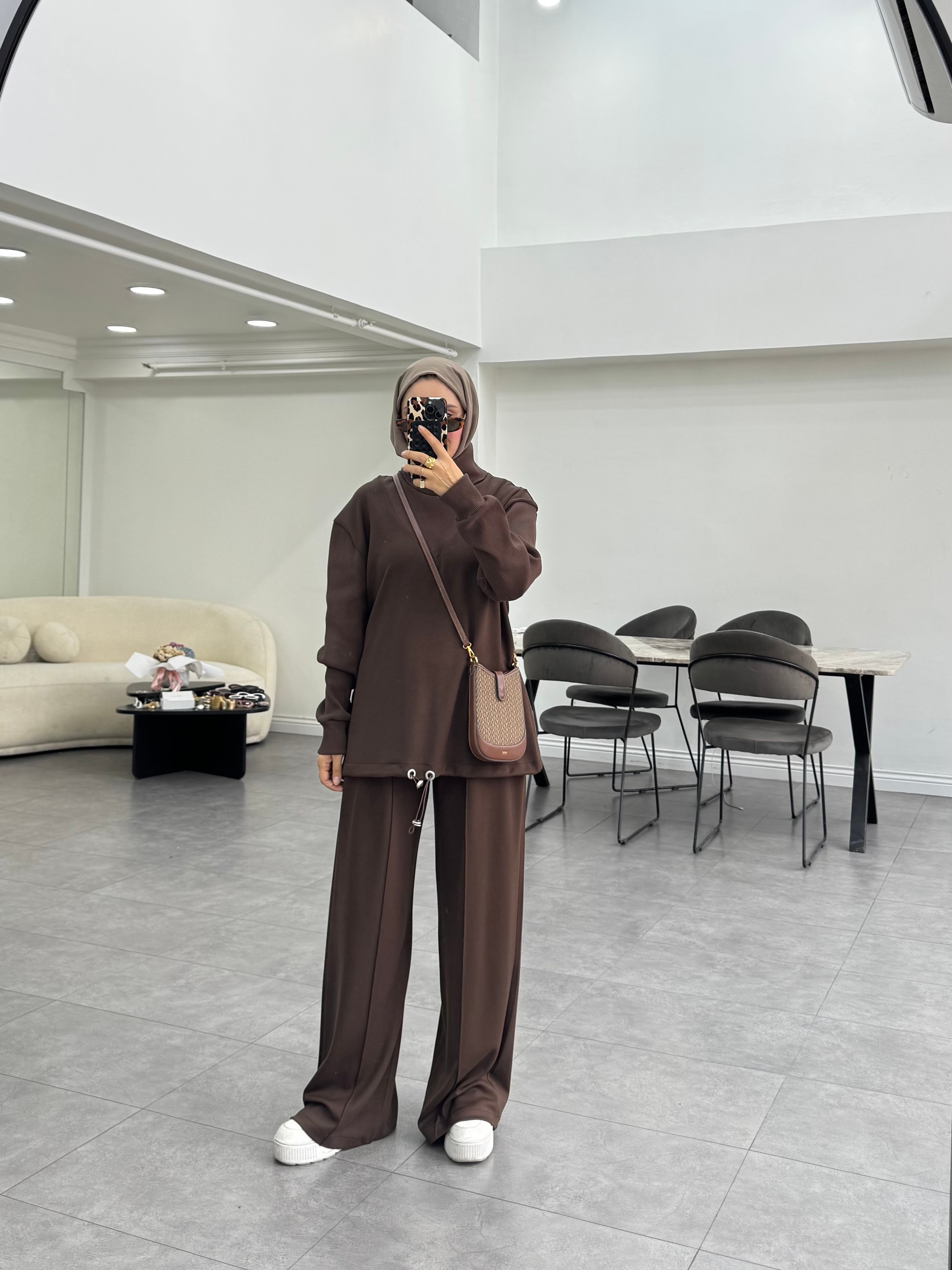 Soelle İkili Takım Kahverengi