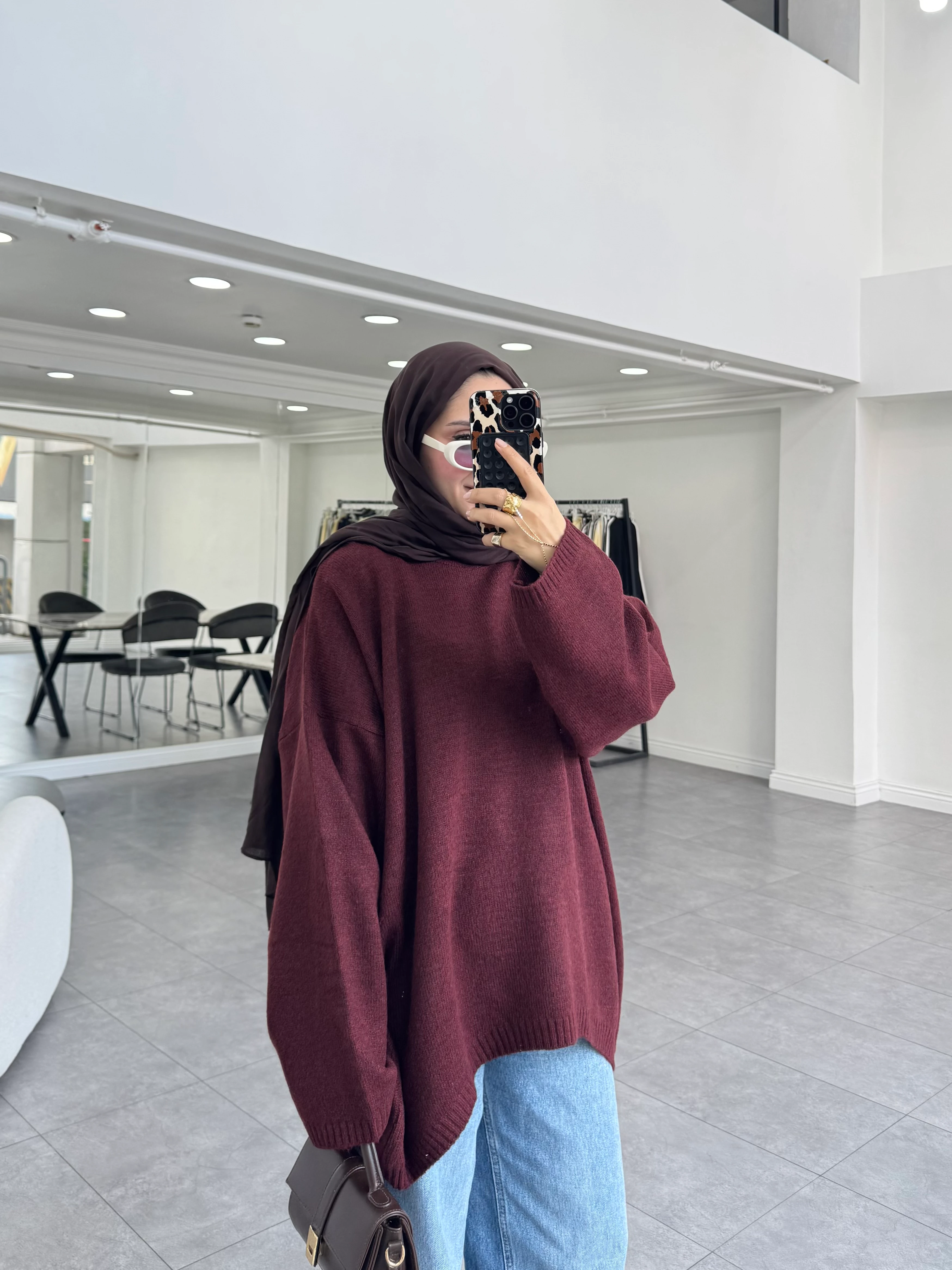 Fuol Triko Kazak Mürdüm