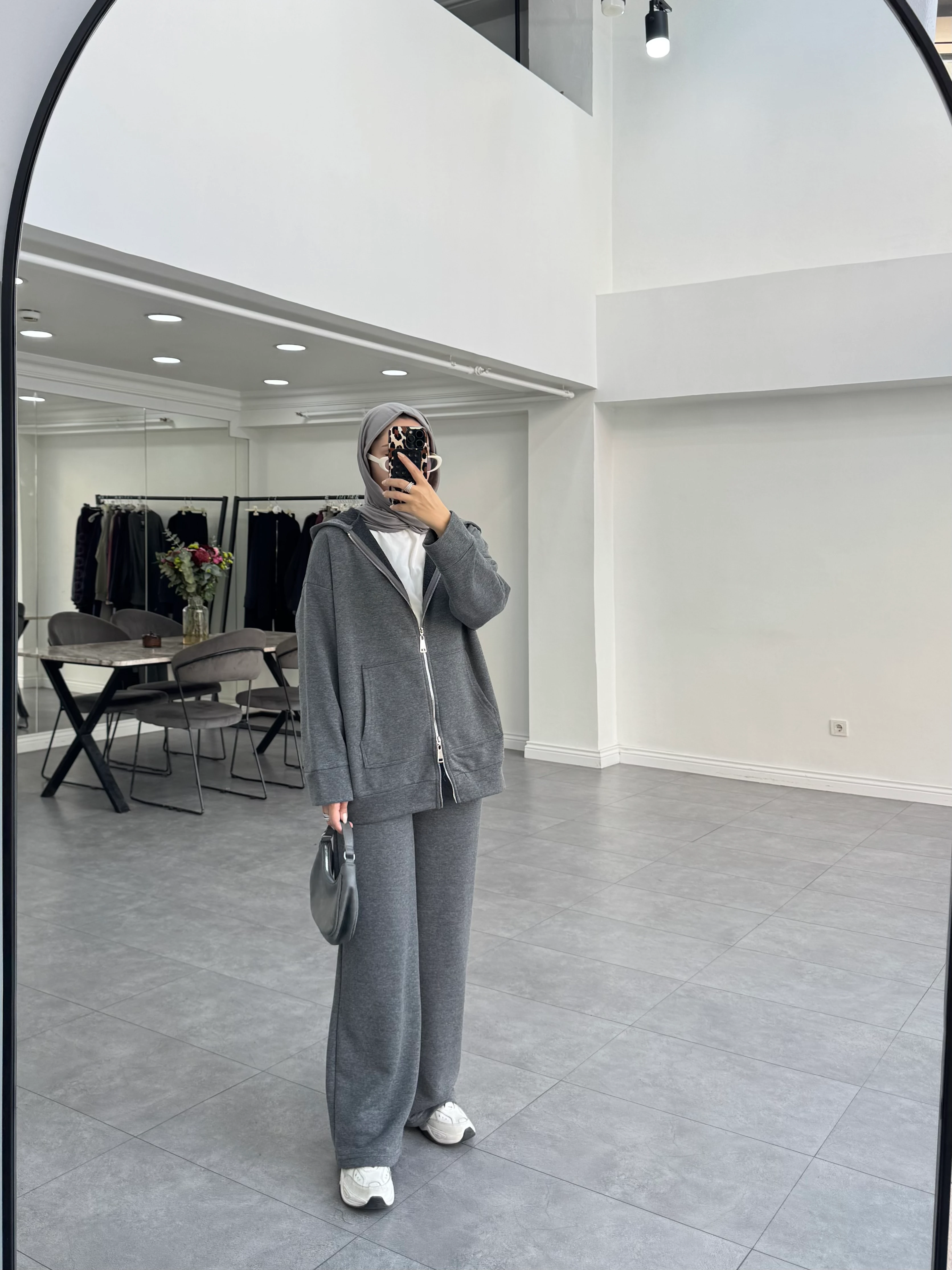 Hüer İkili Takım Antrasit