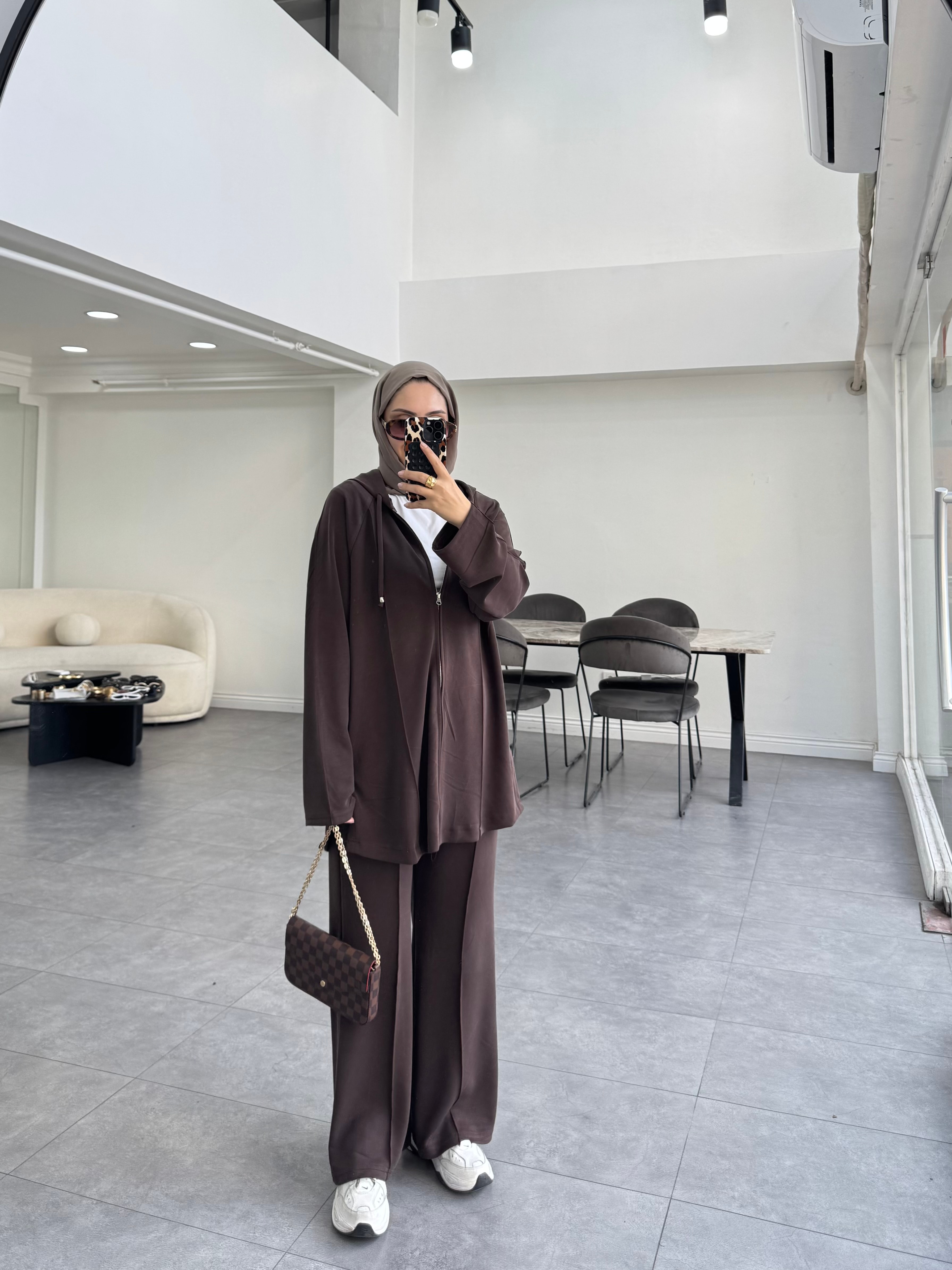 Coi İkili Takım Kahverengi