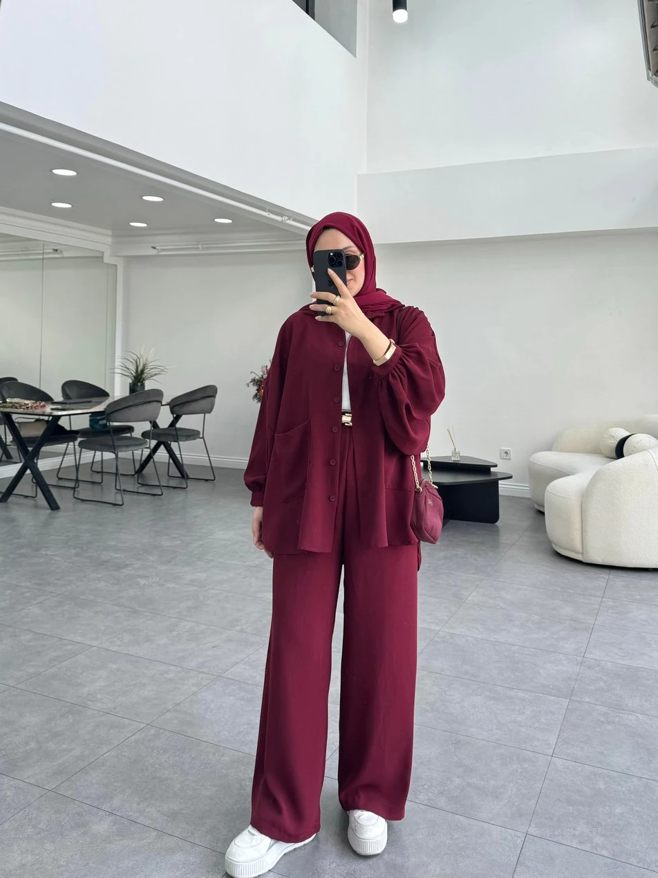 Martina İkili Takım Vişne