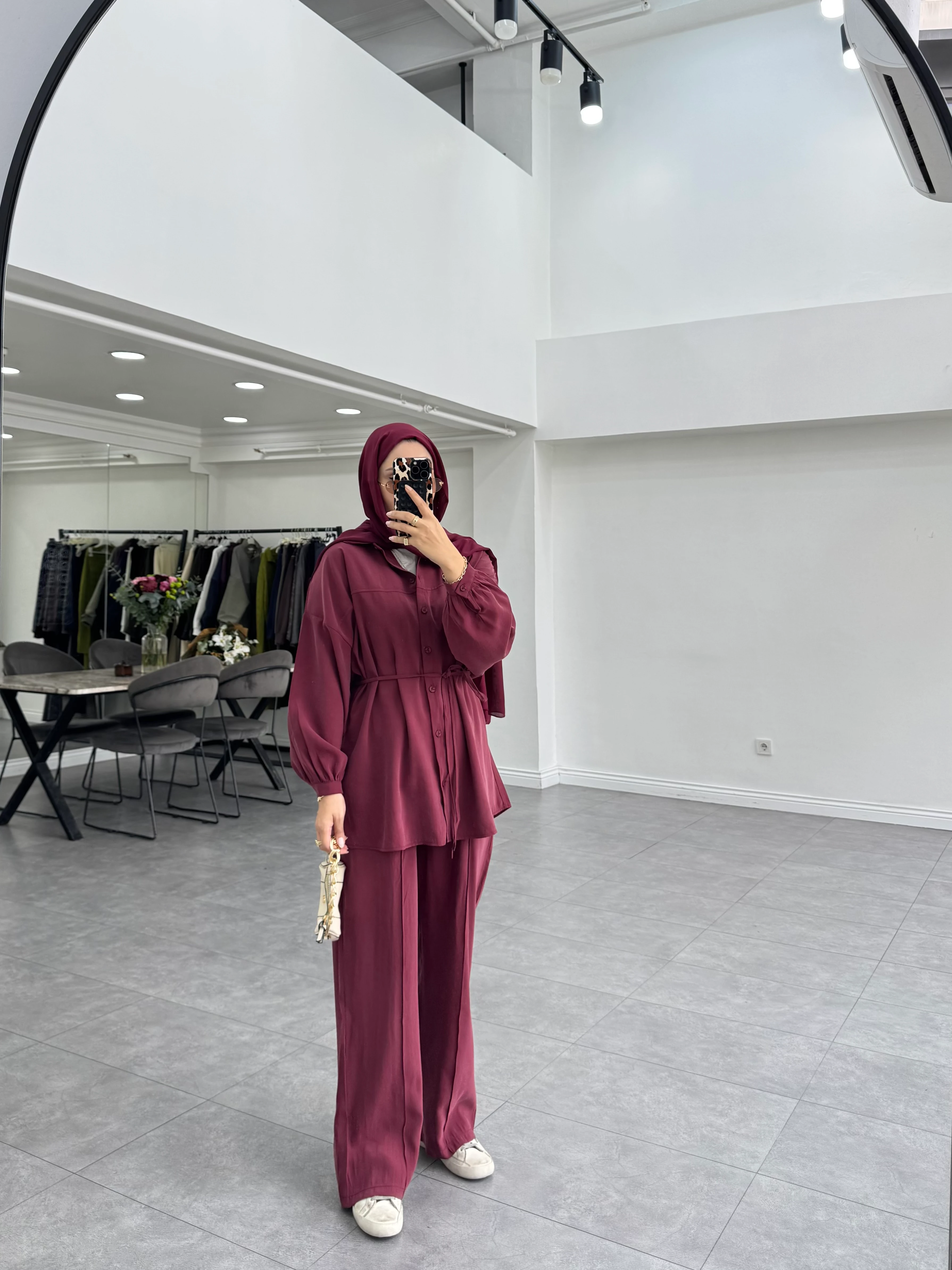 Esol İkili Takım Bordo