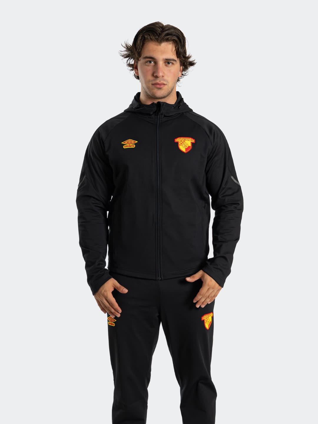 Göztepe Umbro Seyahat Siyah Pamuklu Kamp Sweat