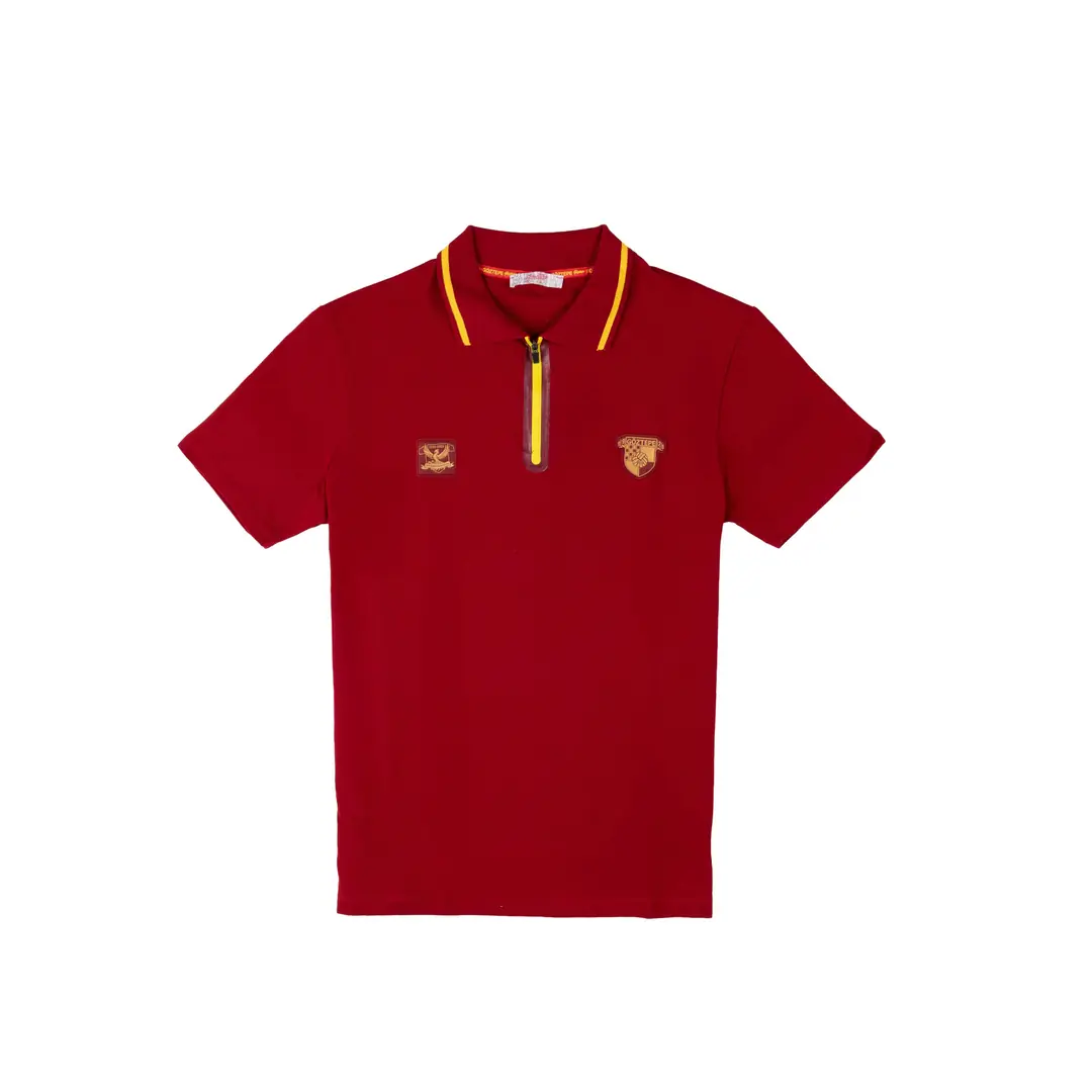 Göztepe Bordo Yarım Fermuar Polo Yaka Tişört Jr.
