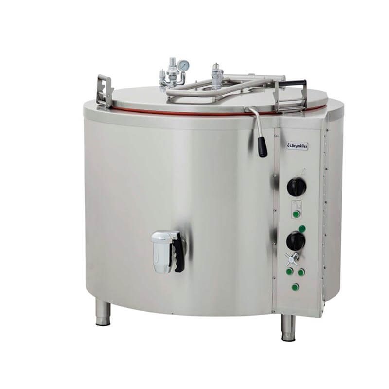 ÖZTİRYAKİLER Kaynatma Tenceresi, İndirekt, Elektrikli, 400 Lt-Sabit Model