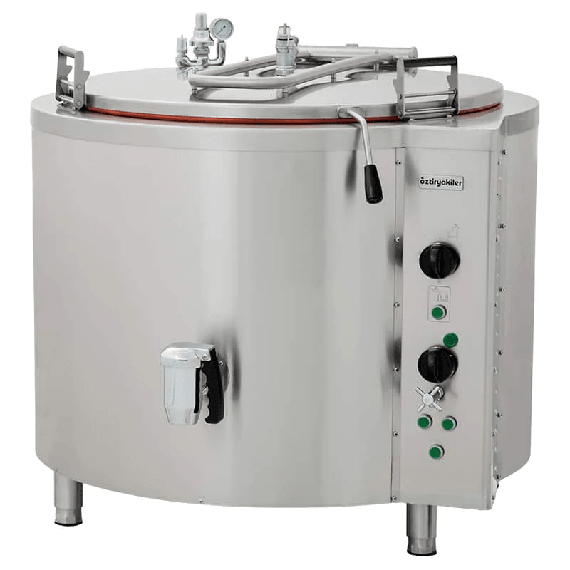 ÖZTİRYAKİLER İndirekt Elektrikli Kaynatma Tenceresi, 300 lt, Sabit Model