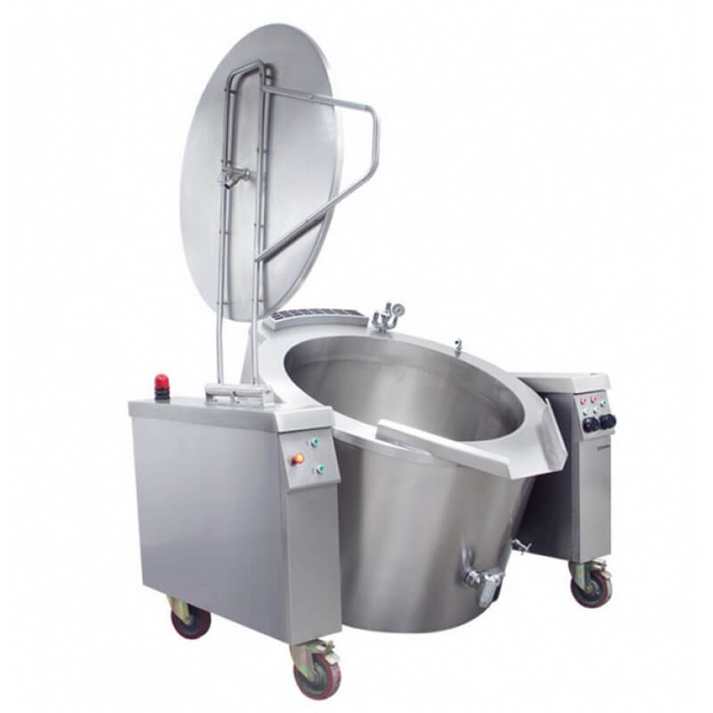   ÖZTİRYAKİLER Devrilir Kaynatma Tenceresi, İndirekt, Gazlı, 150 Lt