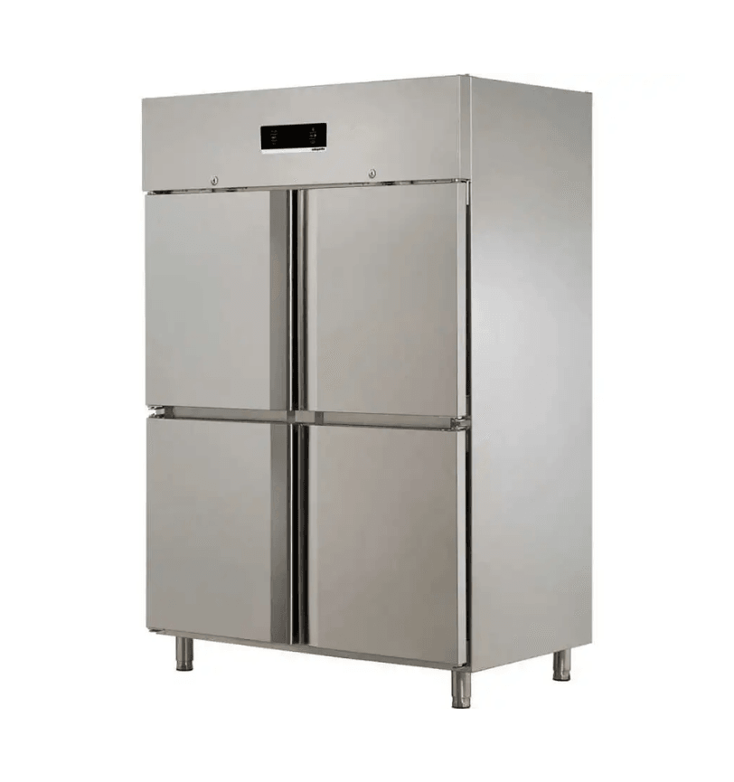 Öztiryakiler Monoblok 4 Kapılı Dik Tip Buzdolabı, GN 1200 NMV Model, 304 Kalite