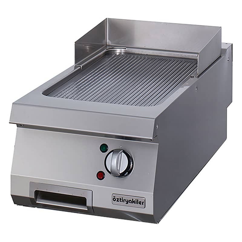 ÖZTİRYAKİLER Elektrikli Grill Plate, Oluklu, 40x70x30 cm