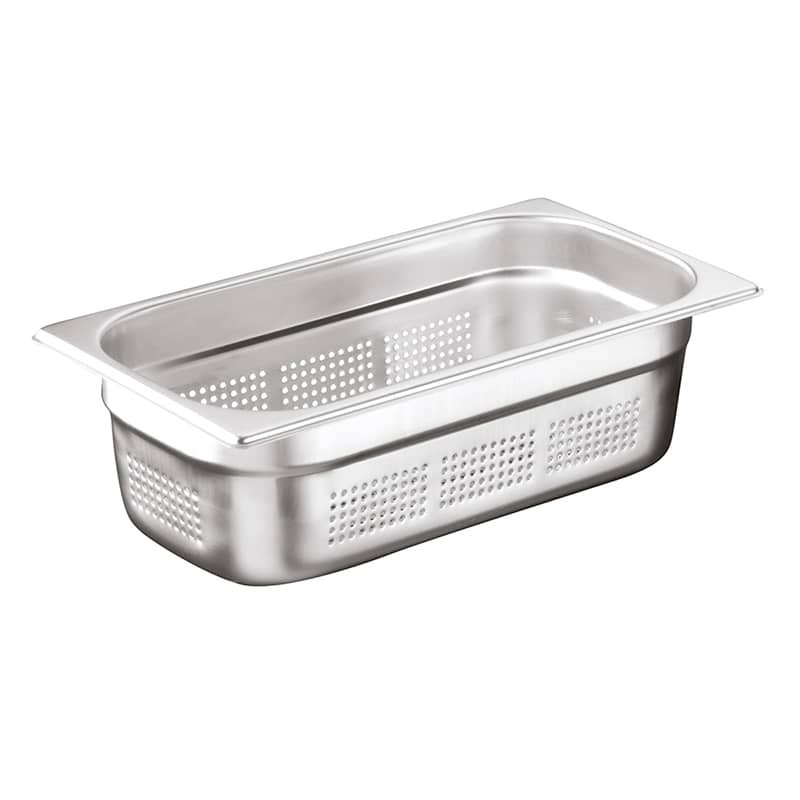   ÖZTİRYAKİLER Delikli Gastronom Küvet, 6,5 cm, GNP 1/3