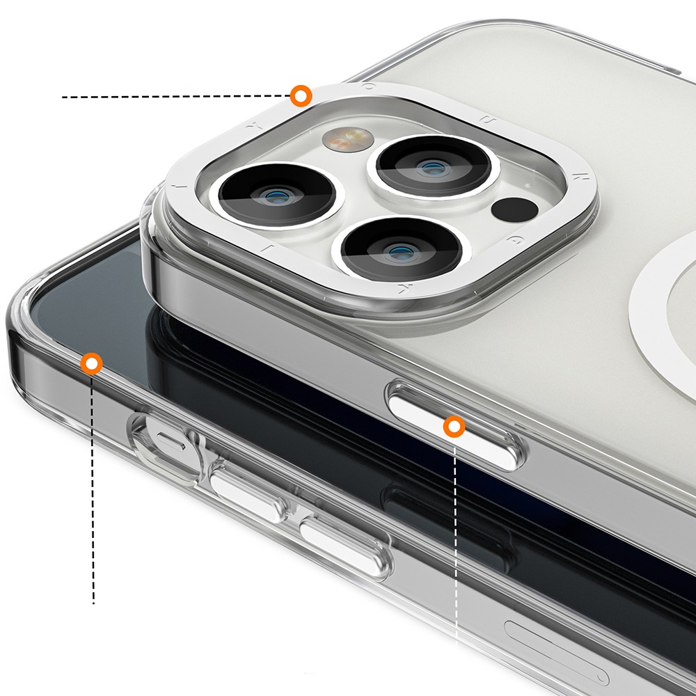 iPhone 13 Pro Max Kılıf Magsafe Şarj Özellikli Youngkit Coloured Glaze Serisi Kılıf