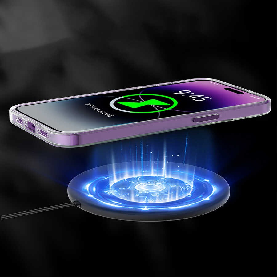 iPhone 14 Pro Max Kılıf Magsafe Şarj Özellikli Youngkit Coloured Glaze Serisi Kılıf