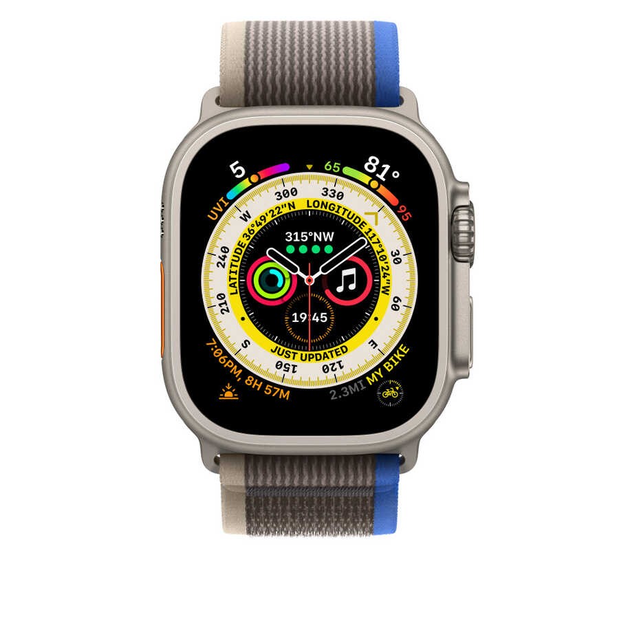 Watch 38mm Wiwu Trail Loop Naylon Örgü İşlemeli Hasır Kordon Strap Kayış