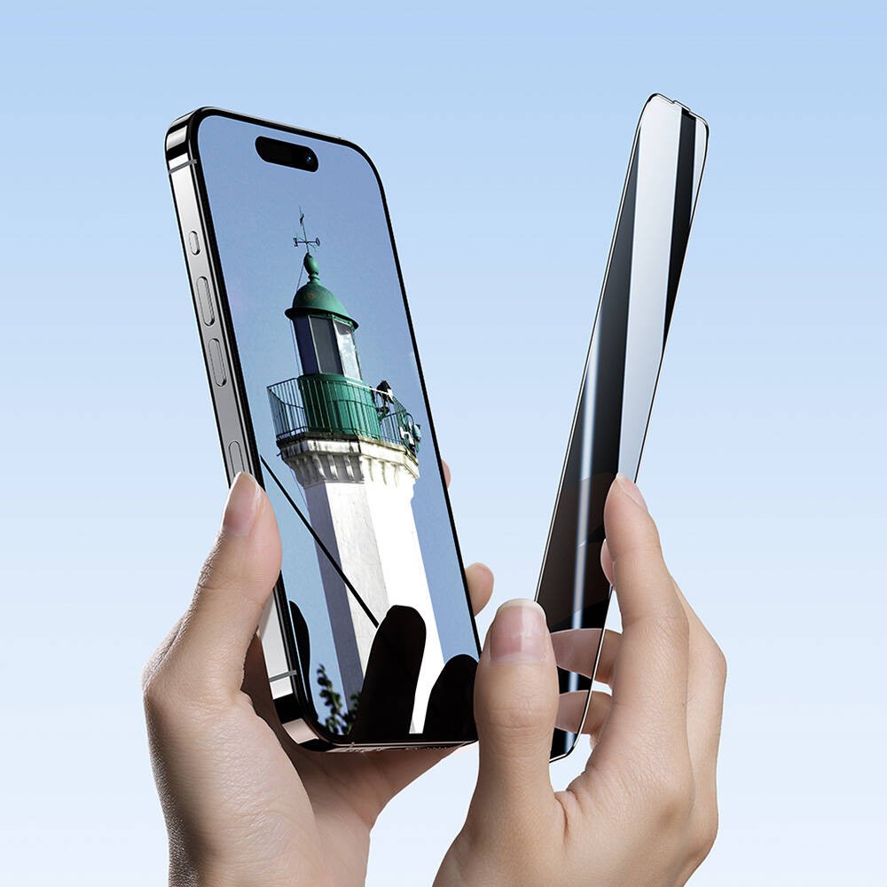 iPhone 16 Pro Max Benks Ultra Shield 0.3mm Privacy Ekran Koruyucu + Kolay Uygulama Aparatlı