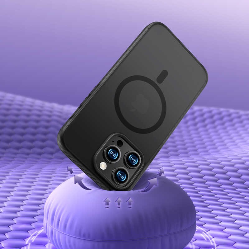iPhone 14 Kılıf Kenarları Silikon Airbagli Mat Arka Yüzey Benks Icesand Kılıf