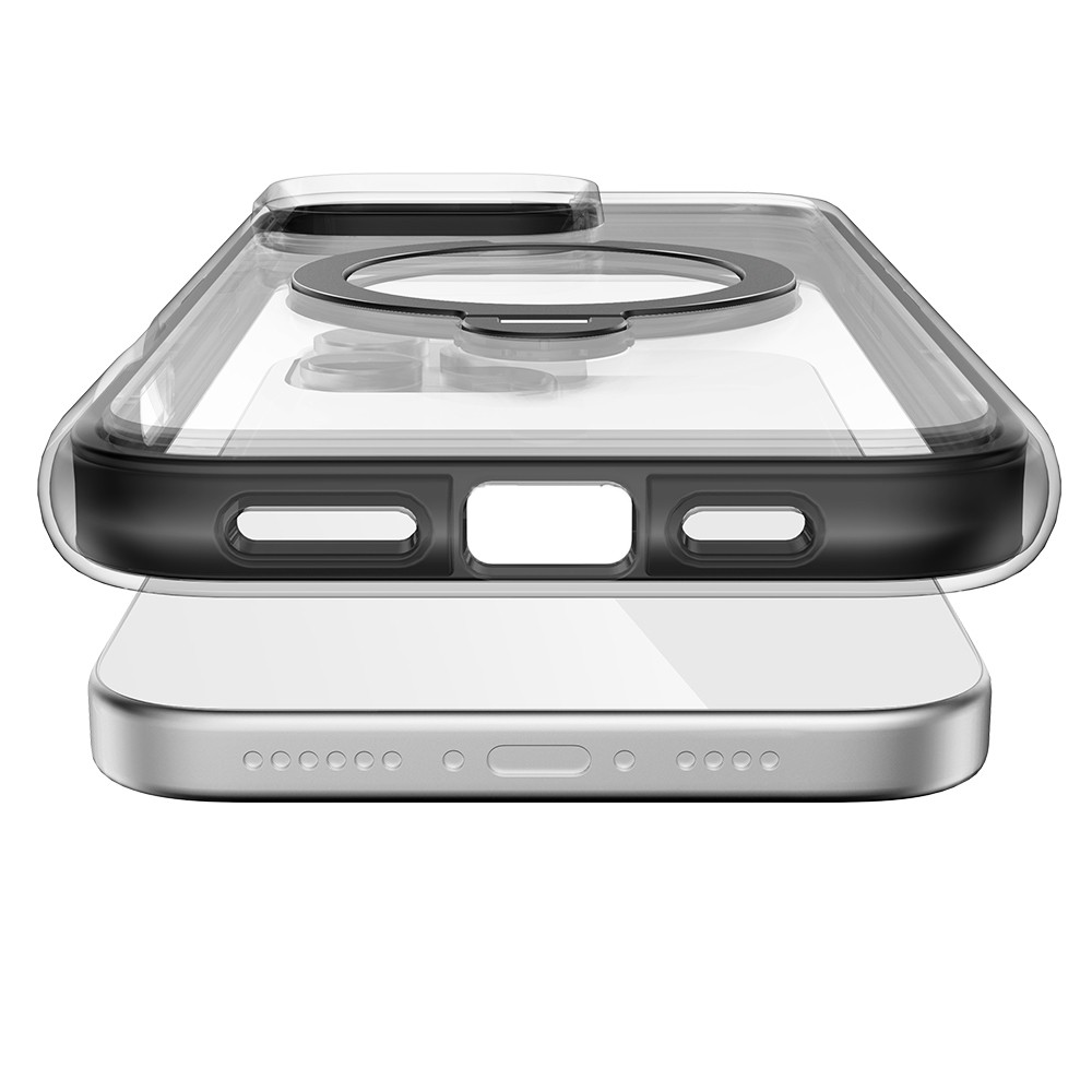 iPhone 16 Pro Max Kılıf Magsafe Şarj Özellikli Raptic AirJoy Serisi 360 Derece Dönebilen Standlı Kılıf