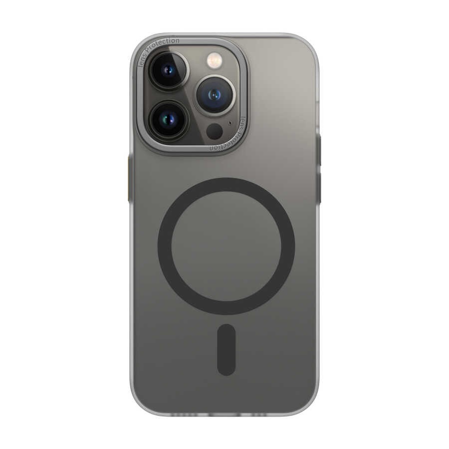 iPhone 14 Pro Wiwu Frosted Magnetic Buzlu Sert PC Kılıf