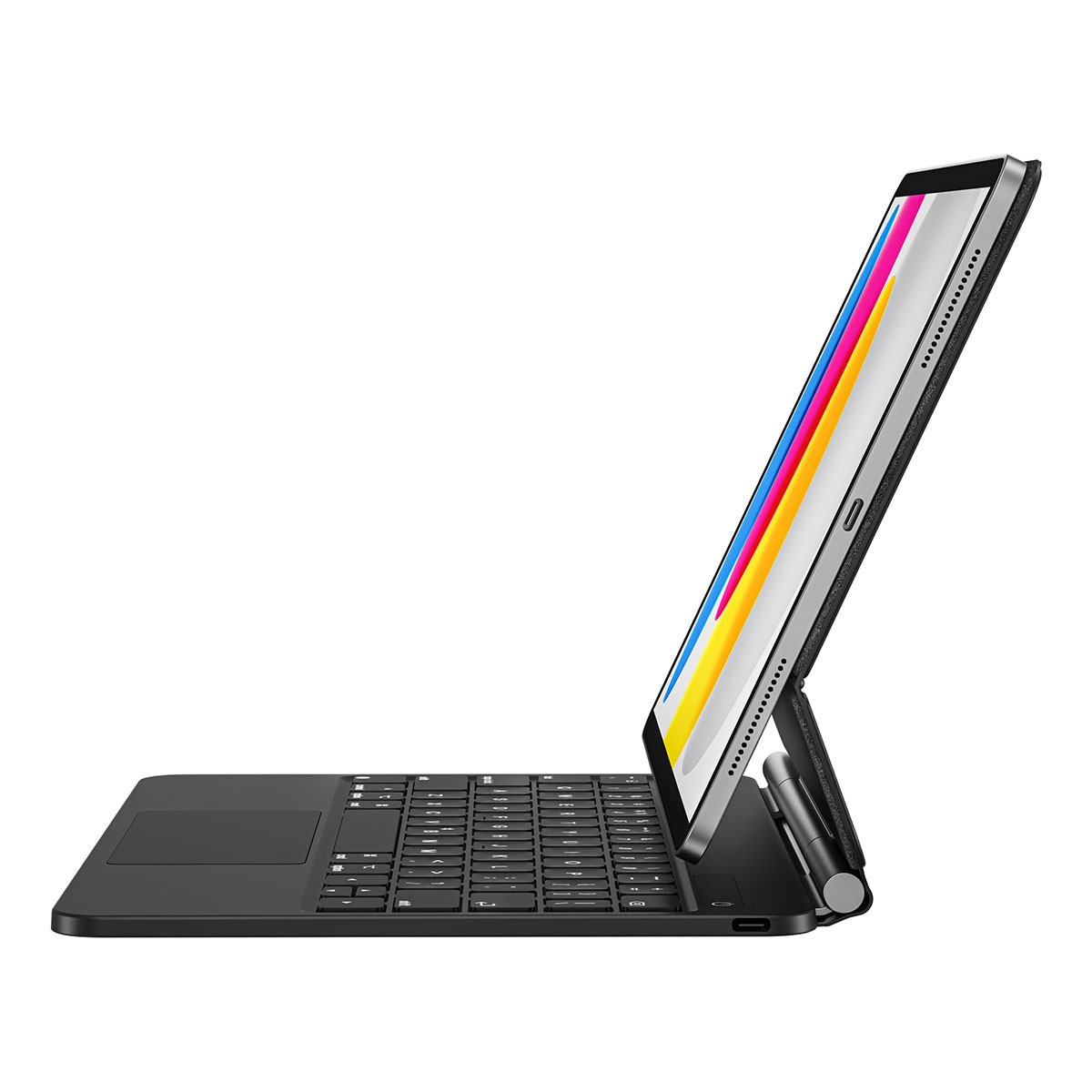 iPad 10.Nesil 2022 10.9" Klavyeli Kılıf Touchpad Klavye Aydınlatmalı Wiwu KX005 Keyboard