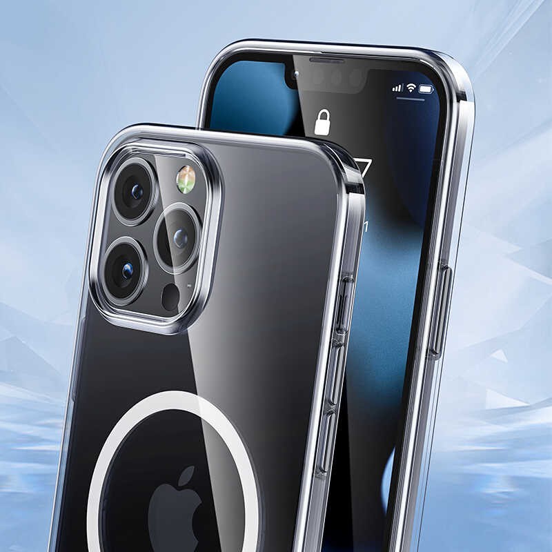 iPhone 13 Pro Max Kılıf Benks ​​​​​​Crystal Series With Magnetic Clear Kılıf