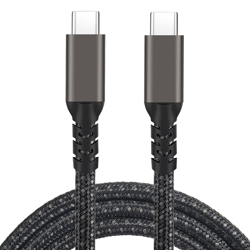 Qgeem 2.Jenerasyon Type-C to Type-C USB3.2 PD Data Kablosu 100W 20Gbps 4K@60Hz 0.5 Metre
