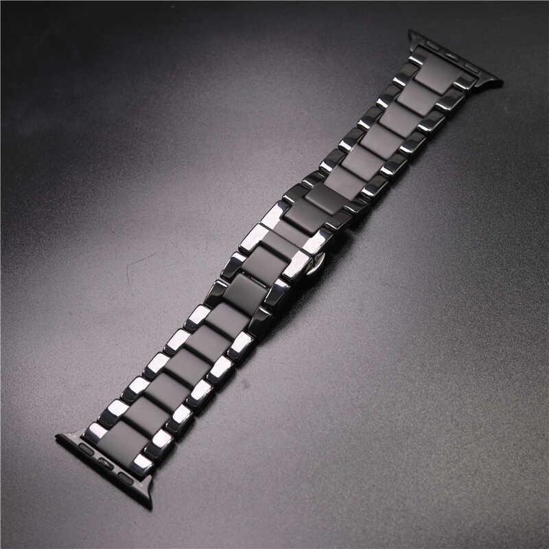 ​​​ Watch Ultra 49mm Kordon Mat Seramik Metal Strap Kayış