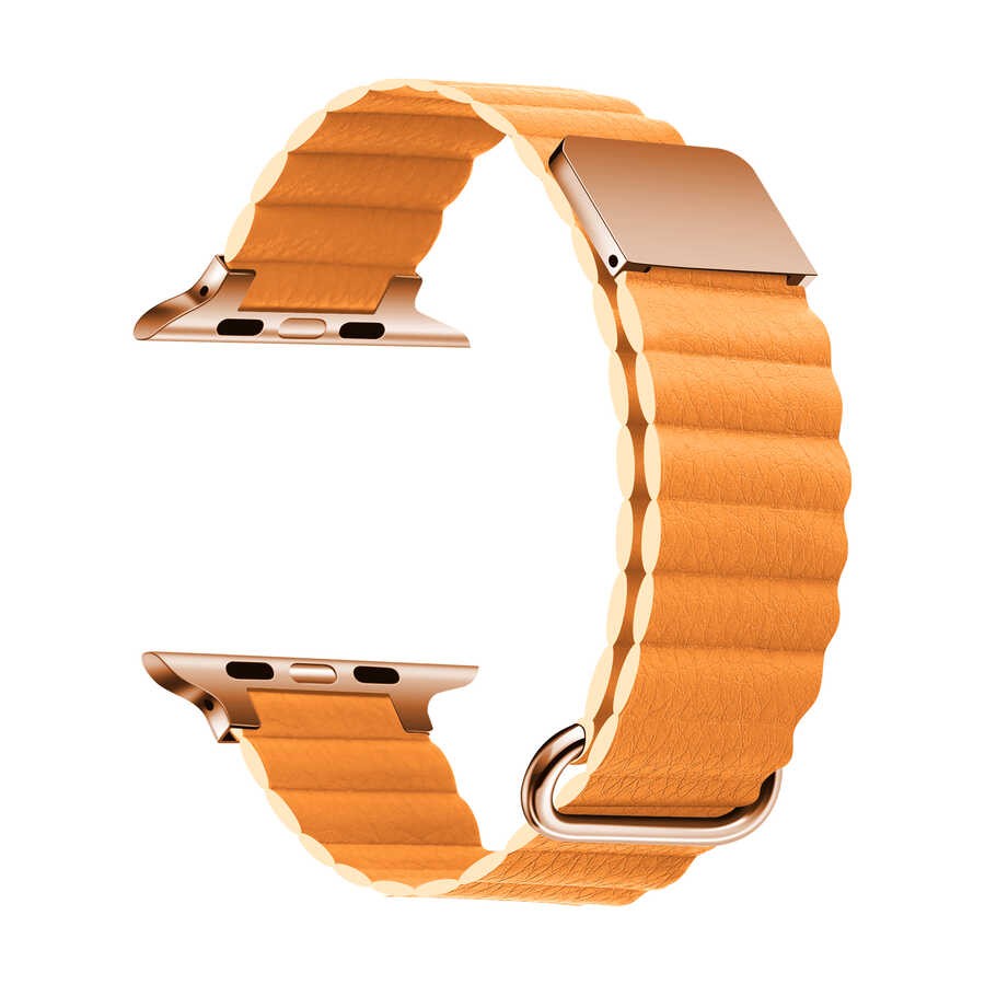 ​​​ Watch 42mm KRD-78 PU Deri Kordon Strap Kayış