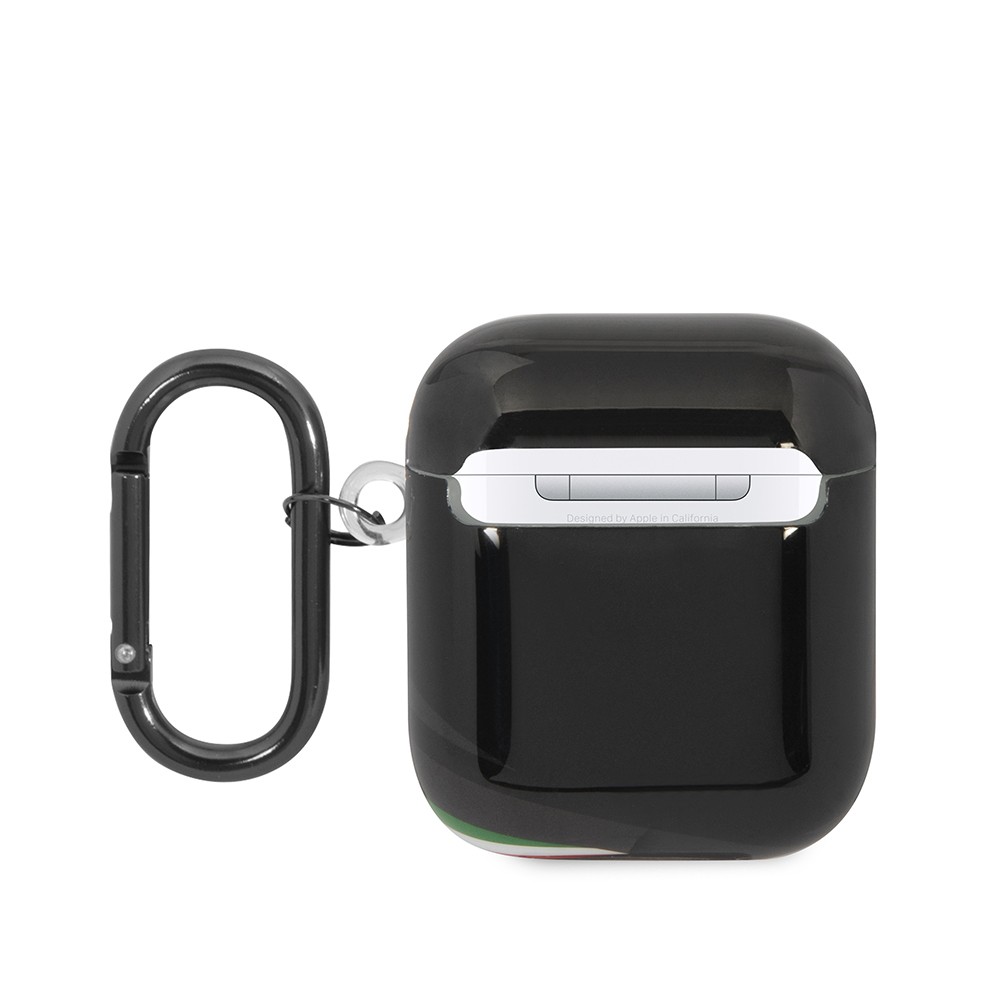 Apple Airpods Kılıf Ferrari Orjinal Lisanslı IML Baskılı Klasik Logolu TPU Kılıf
