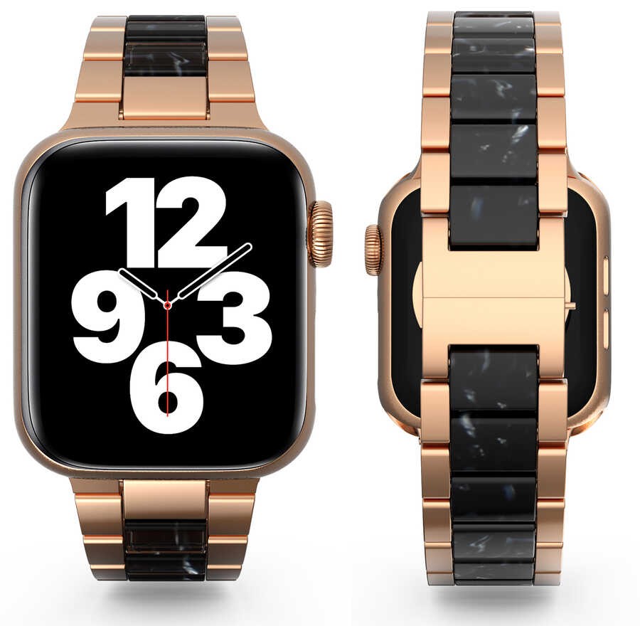 Watch 40mm Wiwu Resin Steel Belt Metal Kordon