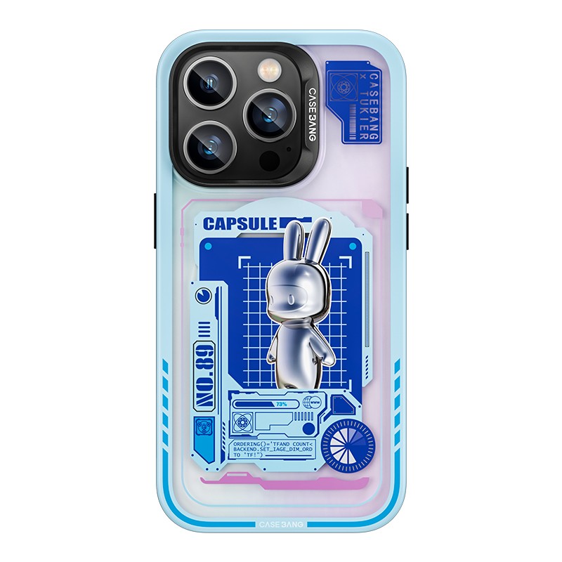 iPhone 14 Pro Max Kılıf Magsafe Şarj Özellikli Benks Casebang Rabbit Kılıf