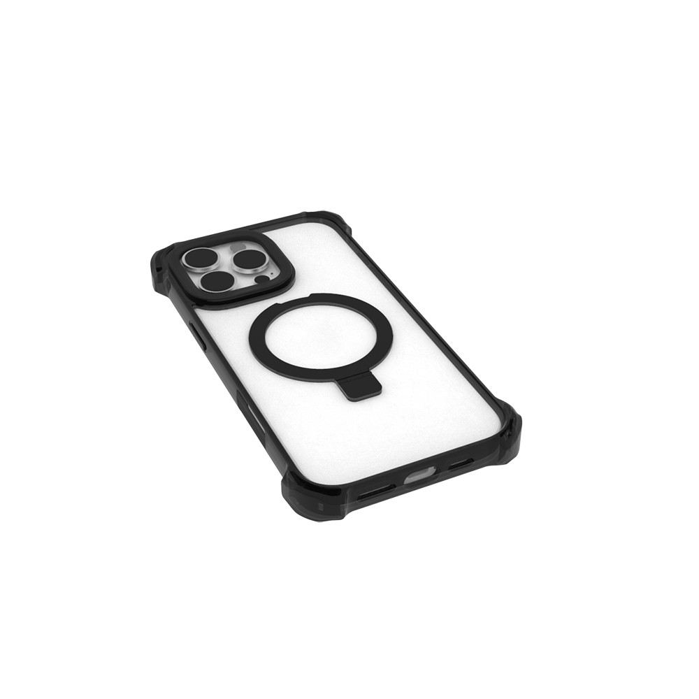 iPhone 16 Pro Kılıf Magsafe Şarj Özellikli Raptic Dual Serisi Şeffaf Standlı Kılıf