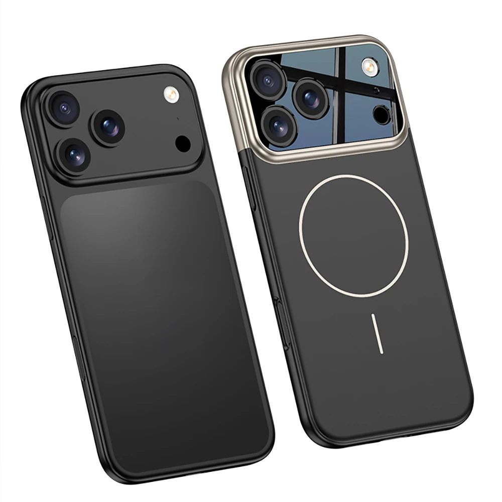 Apple iPhone 17 Pro Max Kılıf M-safe Şarj Özellikli Çift Parçalı Zore Napoli Kapak